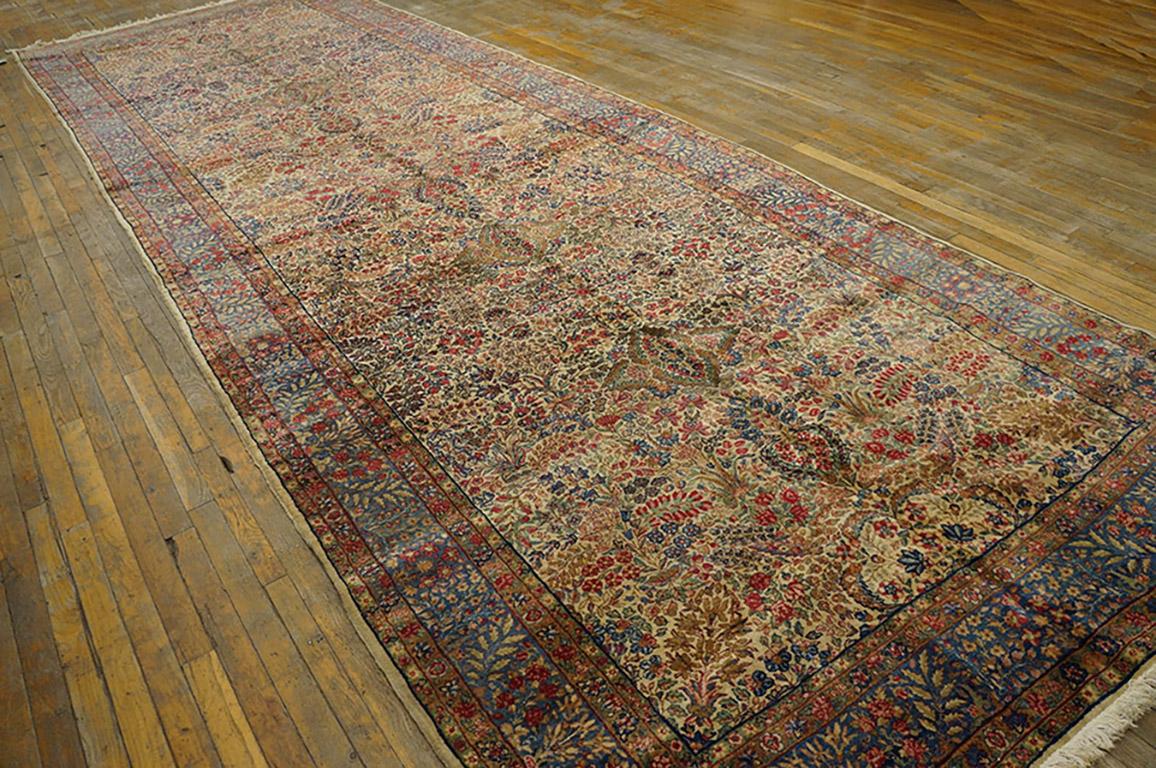 Antique Persian Kerman Rug In Good Condition For Sale In New York, NY