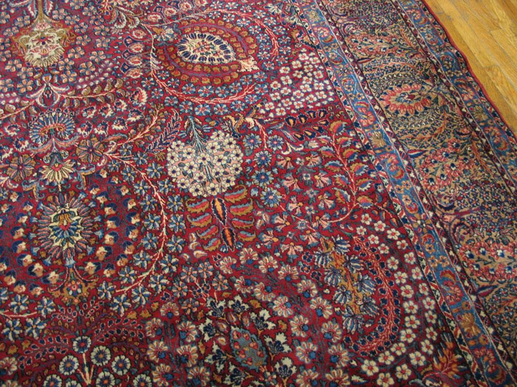 Early 20th Century S.E. Persian Kirman Carpet ( 8'10