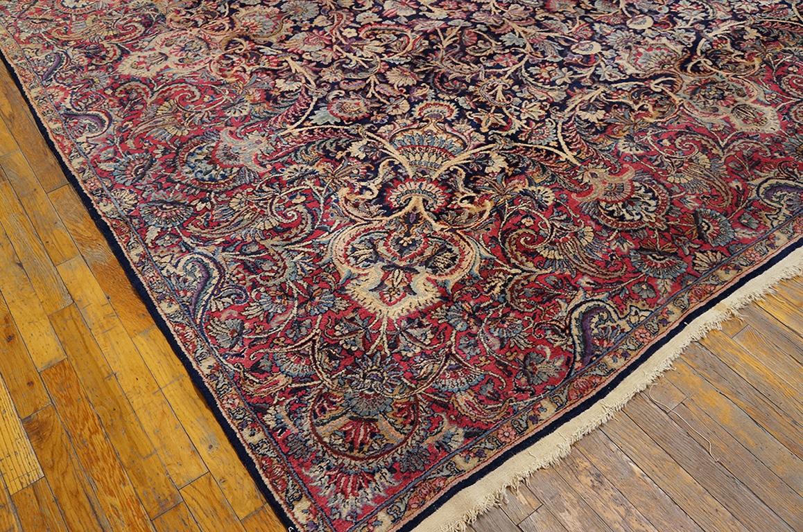 Early 20th Century S.E. Persian Kirman Carpet ( 9'10