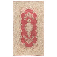 Tapis persan ancien de Kerman, vers 1890 9'7 x 18'