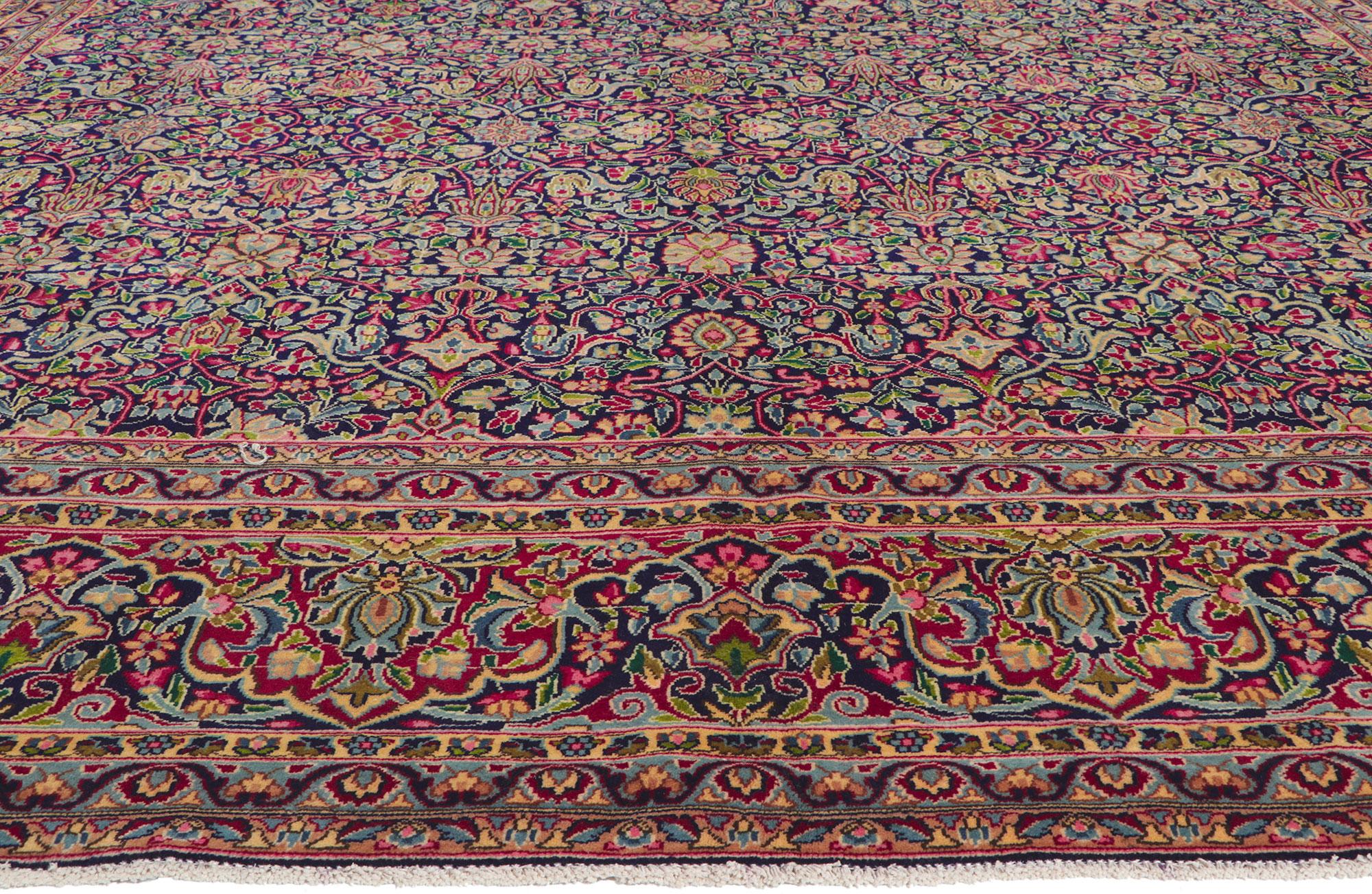 20th Century Antique Persian Kerman Rug For Sale