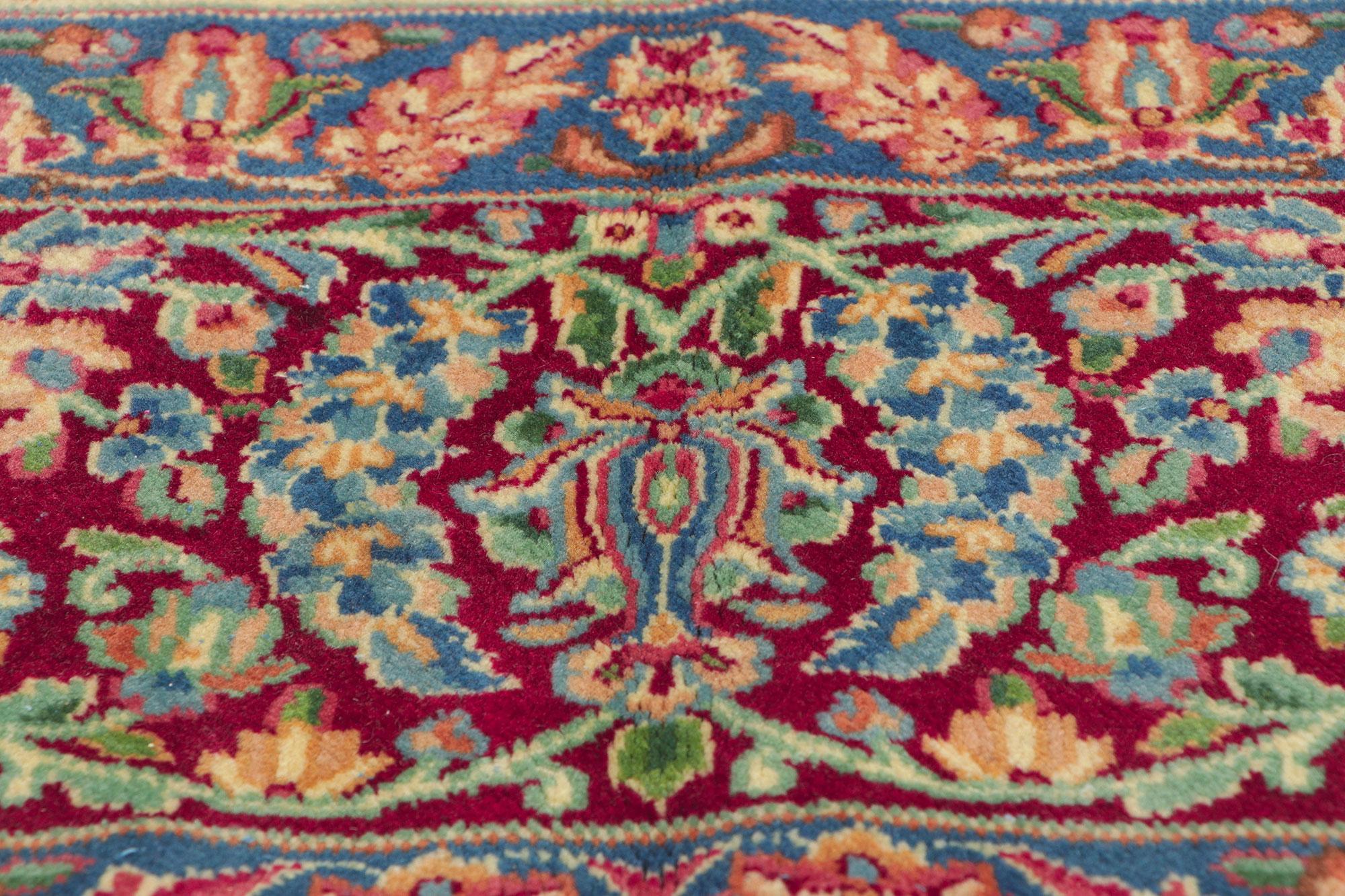 20ième siècle Tapis persan ancien de Kerman en vente