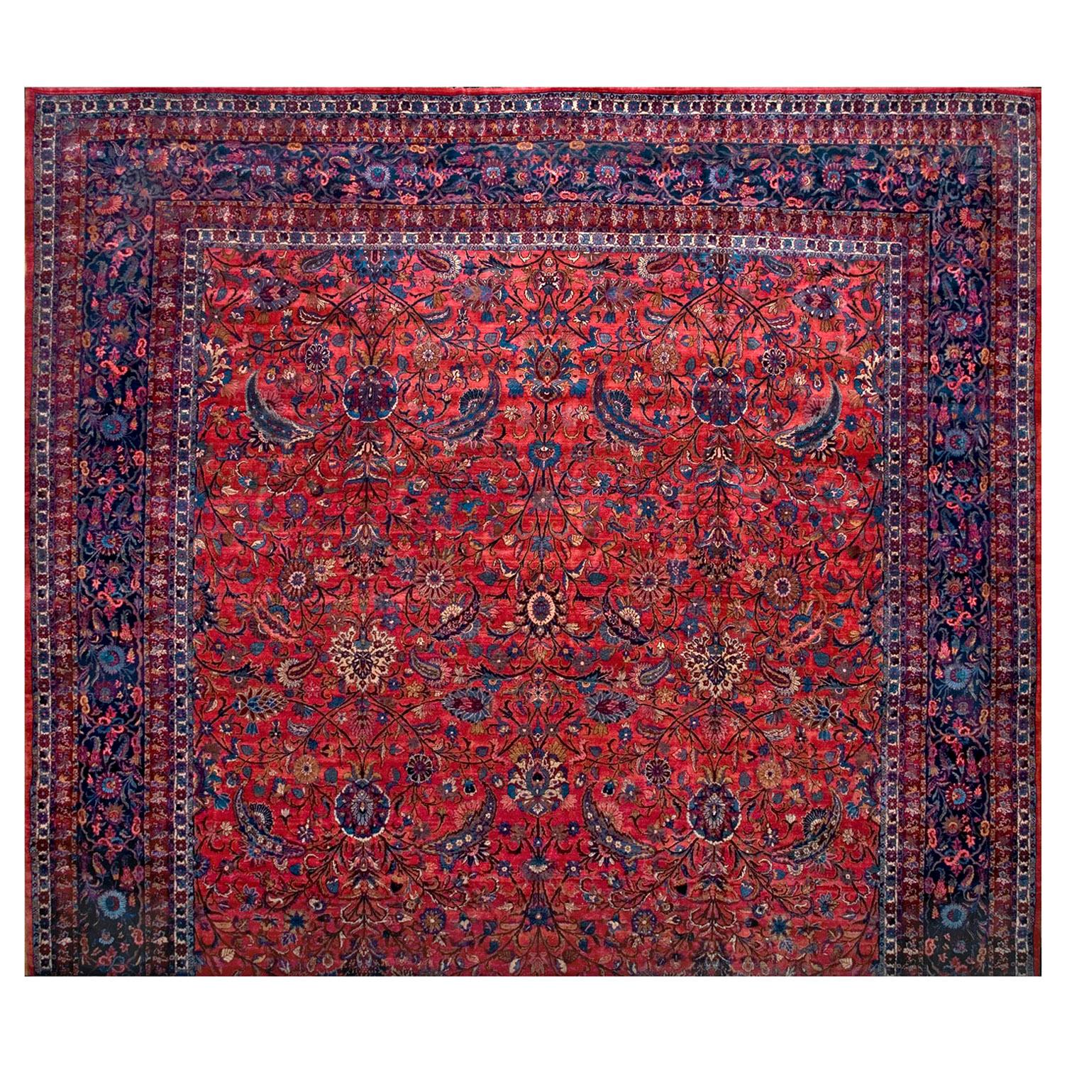 Early 20th Century S.E. Persian Kirman Carpet ( 15' x 30' - 457 x 914 ) For Sale