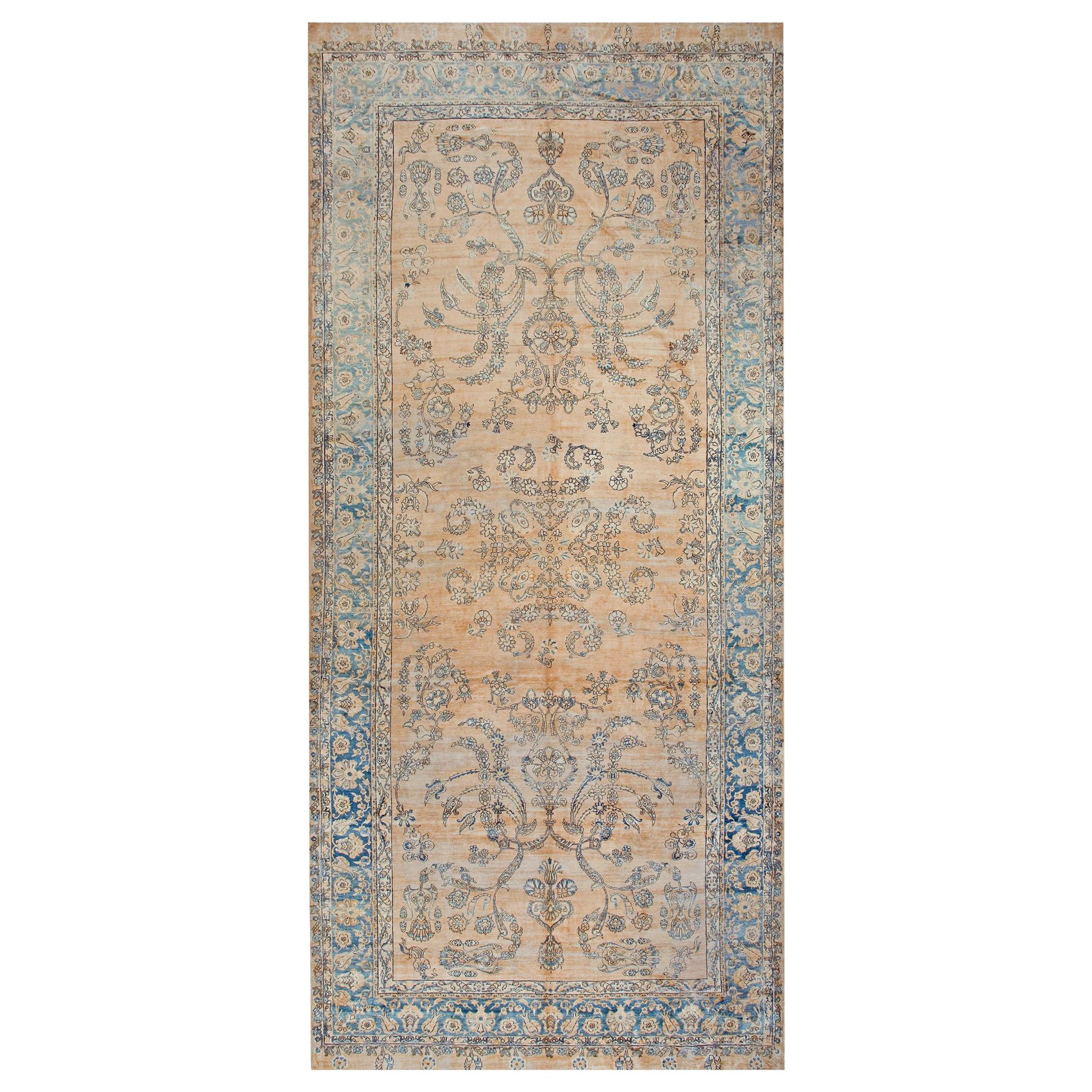 1920s Persian Kerman Carpet ( 8'8" x 19'9" - 264 x 602 cm ) For Sale
