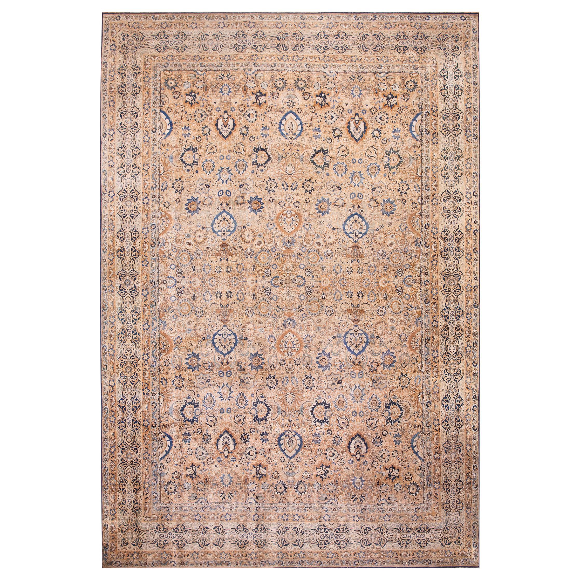 Early 20th Century S.E. Persian Kirman Carpet ( 12'8" x 18'8" - 386 x 589 ) For Sale