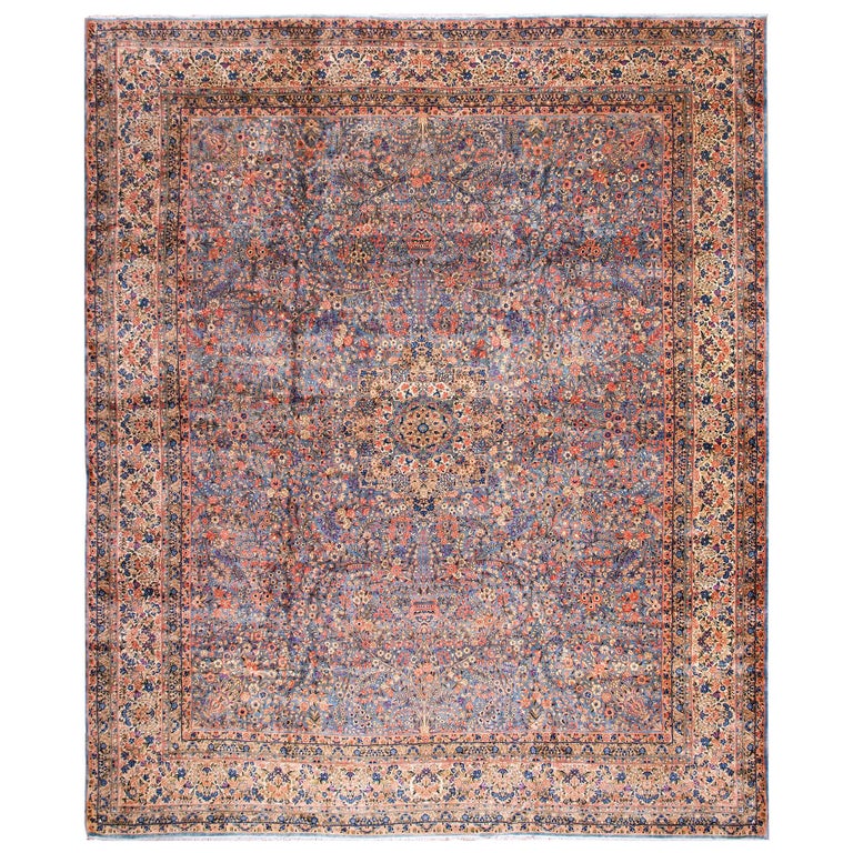 Antique Persian Kerman Rug For Sale at 1stDibs | teppich kerman