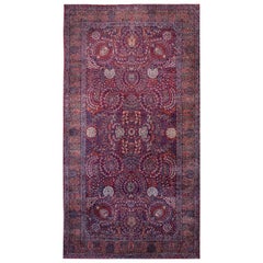 Antique Early 20th Century S.E. Persian Kirman Carpet ( 8'10" x 16'8" - 270 x 508 )