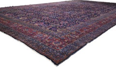 Late 19th Century Antique Persian Kerman Rug with Traditional Style