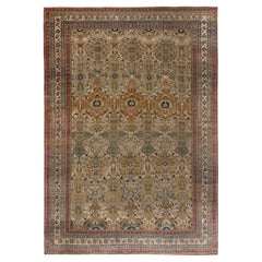 Oversized Antique Persian Kerman Rug With Floral Patterns, From Rug & Kilim