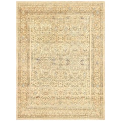 Antique Persian Kerman Rug. Size: 8 ft 10 in x 12 ft (2.69 m x 3.66 m)