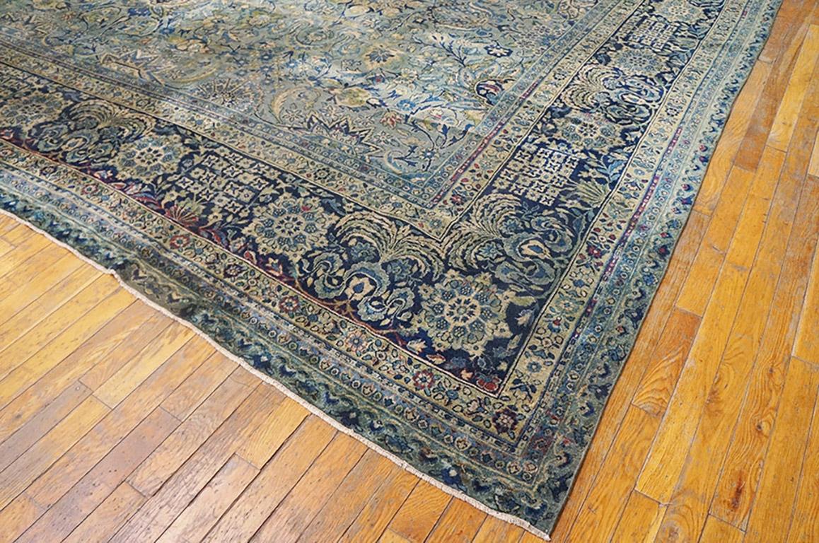 Hand-Knotted Antique Persian Kerman Rug For Sale