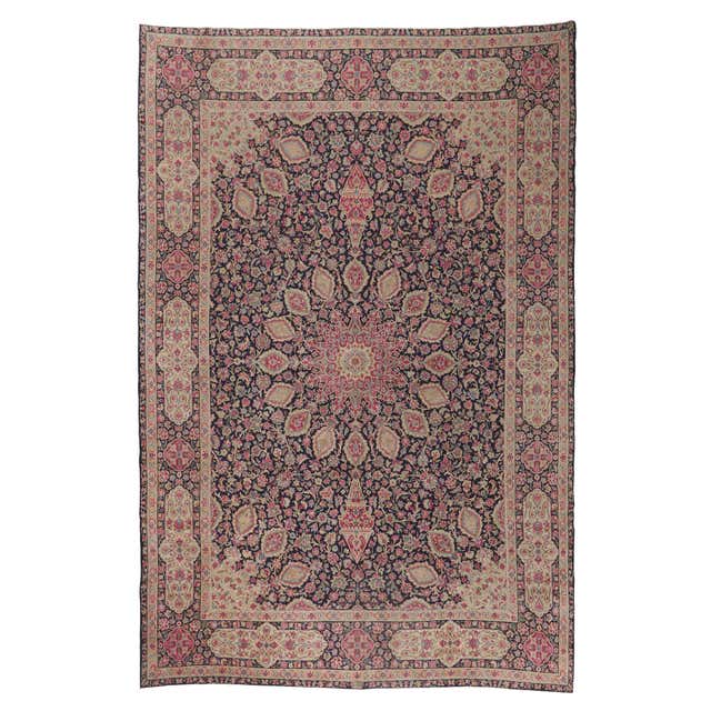 Antique Persian Area Rug Ardabil Design For Sale at 1stDibs