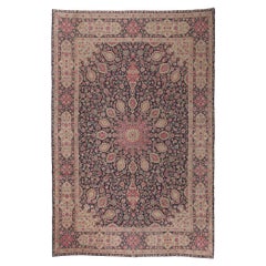 Antiker persischer Kerman-Teppich mit Ardabil-Teppich-Design