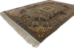 Antique Persian Kerman Rug with Victorian Style