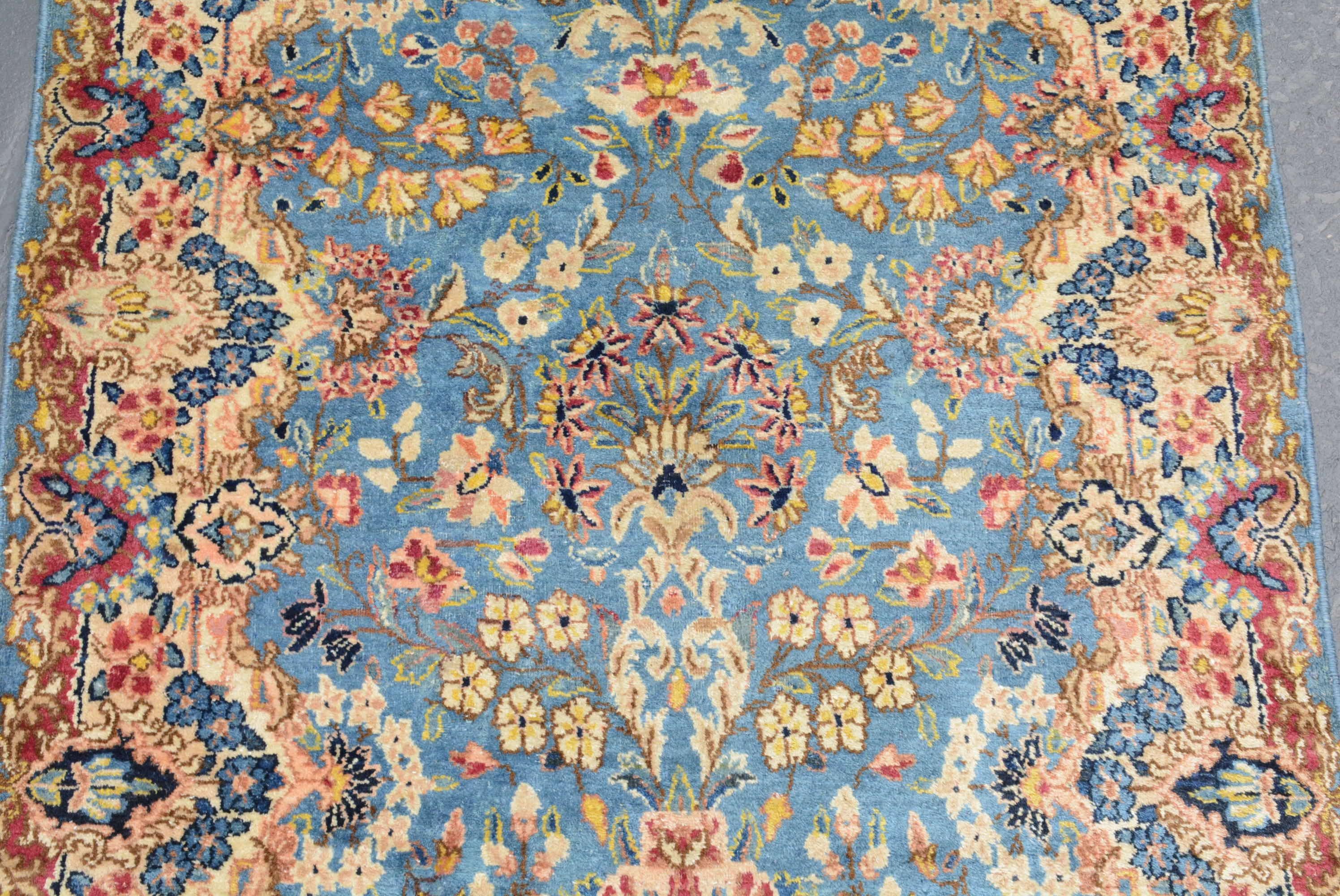 Mid-20th Century Antique Persian Kerman Runner For Sale