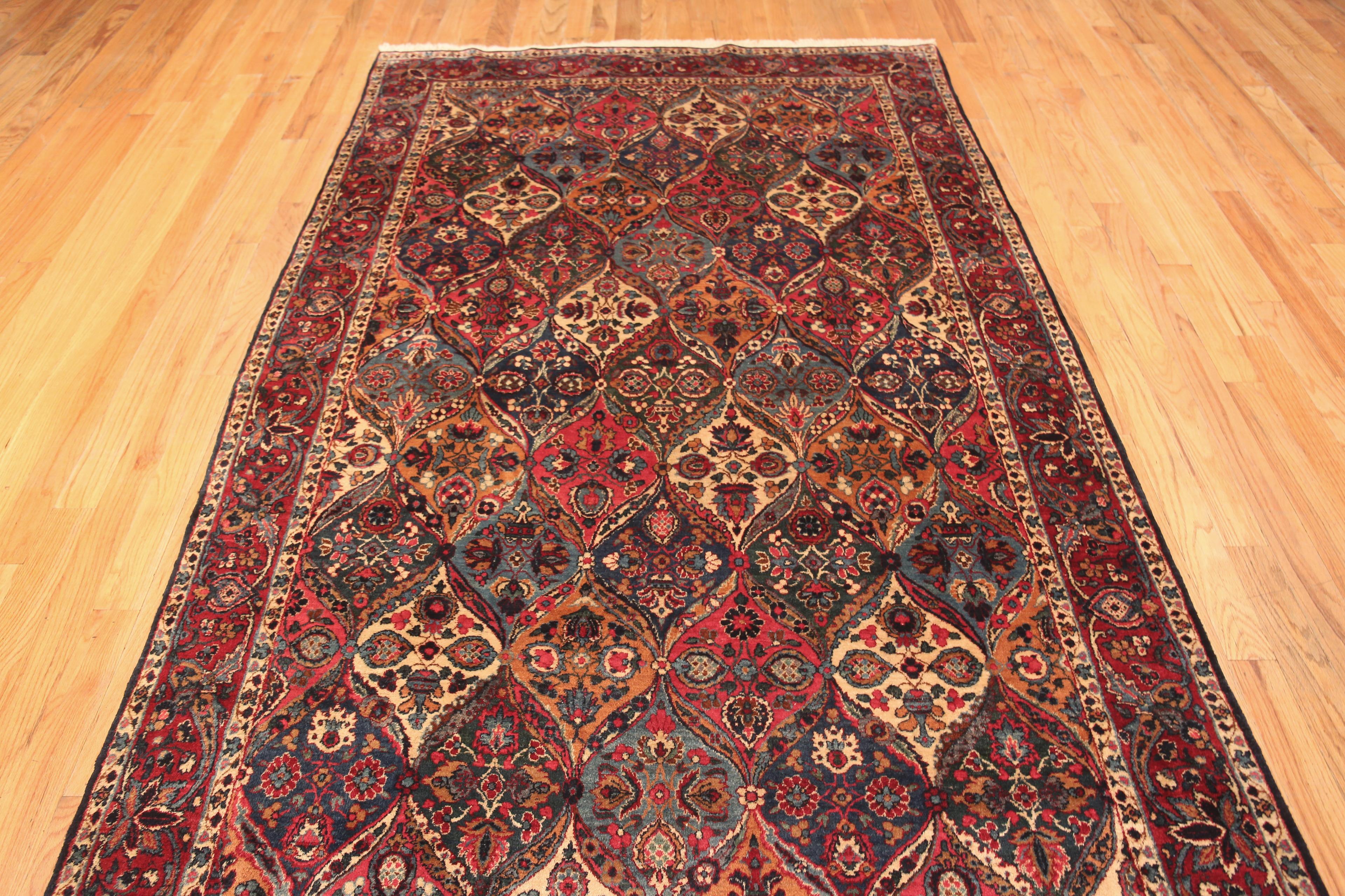 Antique Persian Kerman Runner Rug, Country of origin / rug type: Persian rug, Circa date: 1920. Size: 5 ft 10 in x 17 ft 9 in (1.78 m x 5.41 m)
 
