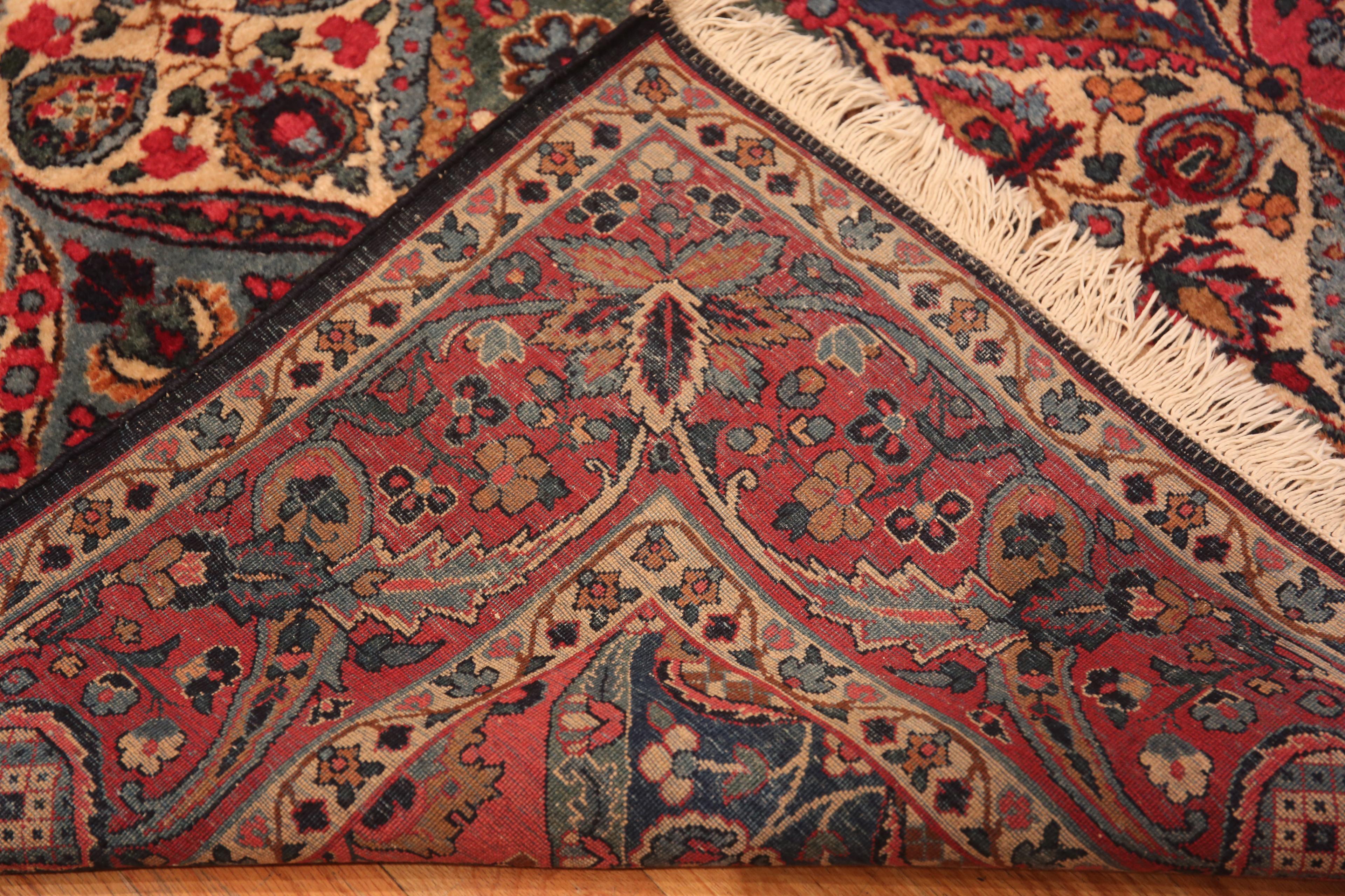 Antique Persian Kerman Runner. 5 ft 10 in x 17 ft 9 in In Good Condition For Sale In New York, NY