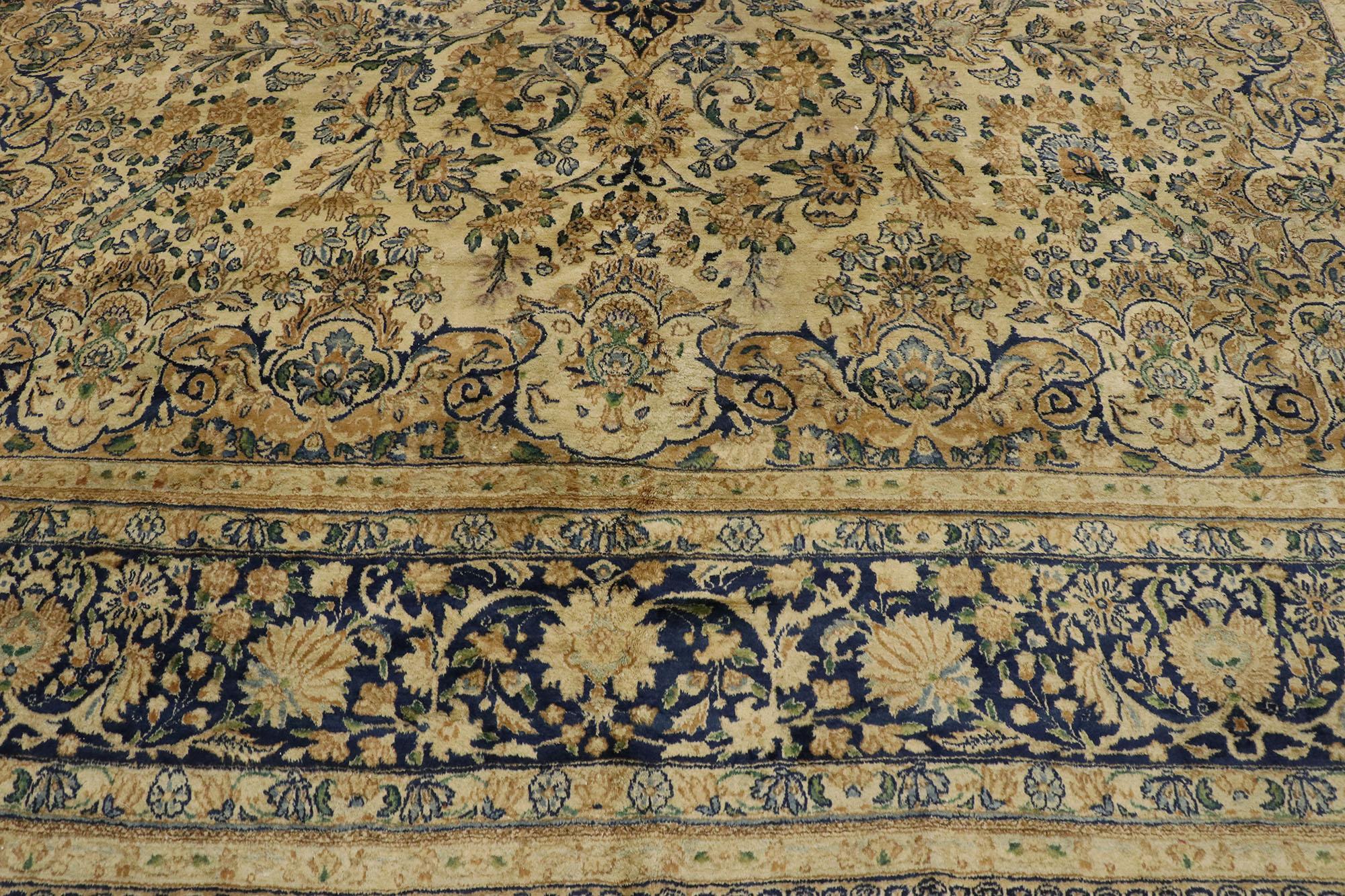 20th Century Antique Persian Kerman Rug, 10'00 X 14'01 For Sale