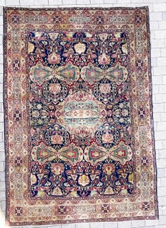 Antique Persian Kermanshah/Laver Carpet, c-1880's, A sign rug