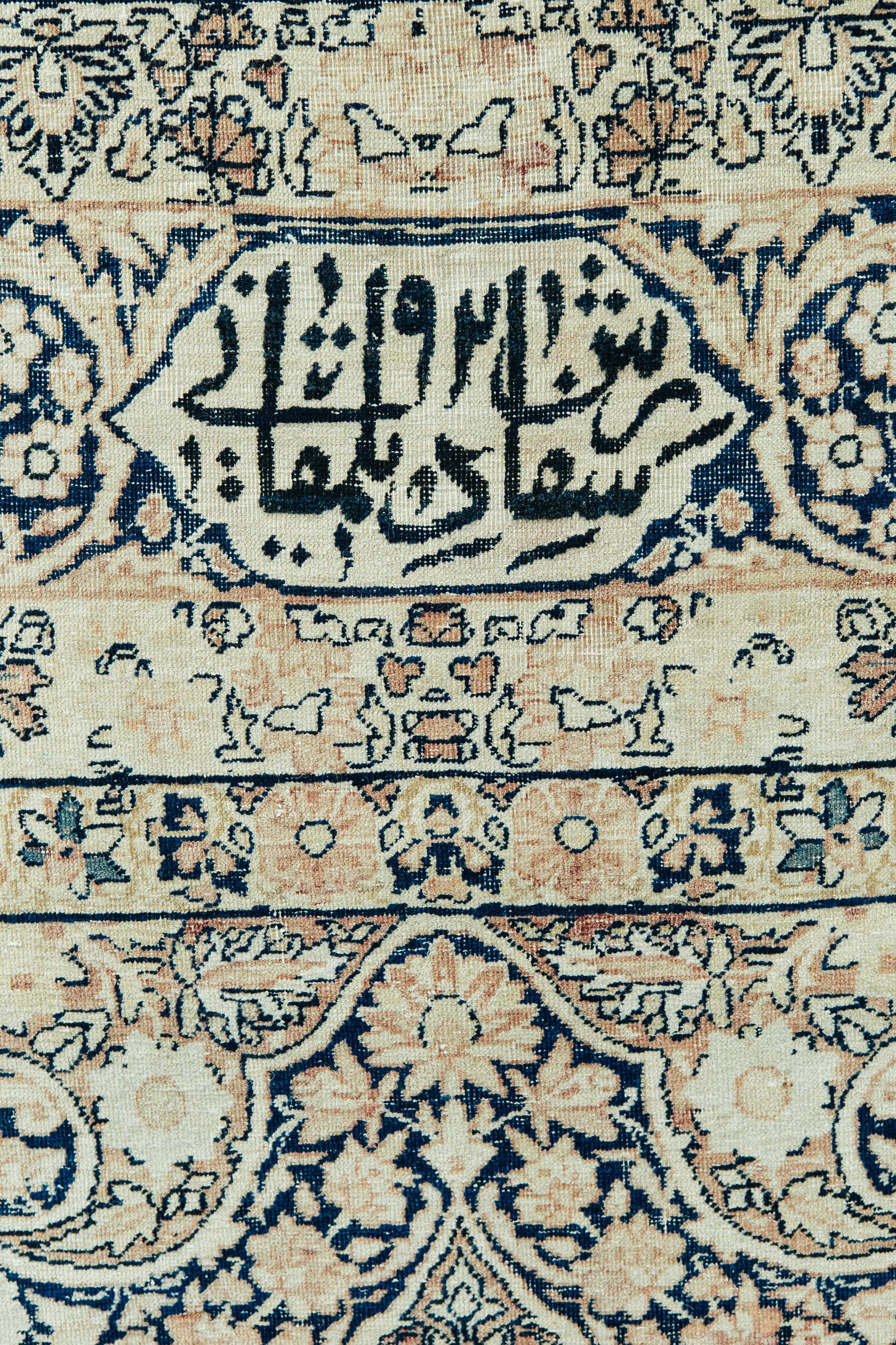Antiker persischer Kermanshah-Teppich im Angebot 3