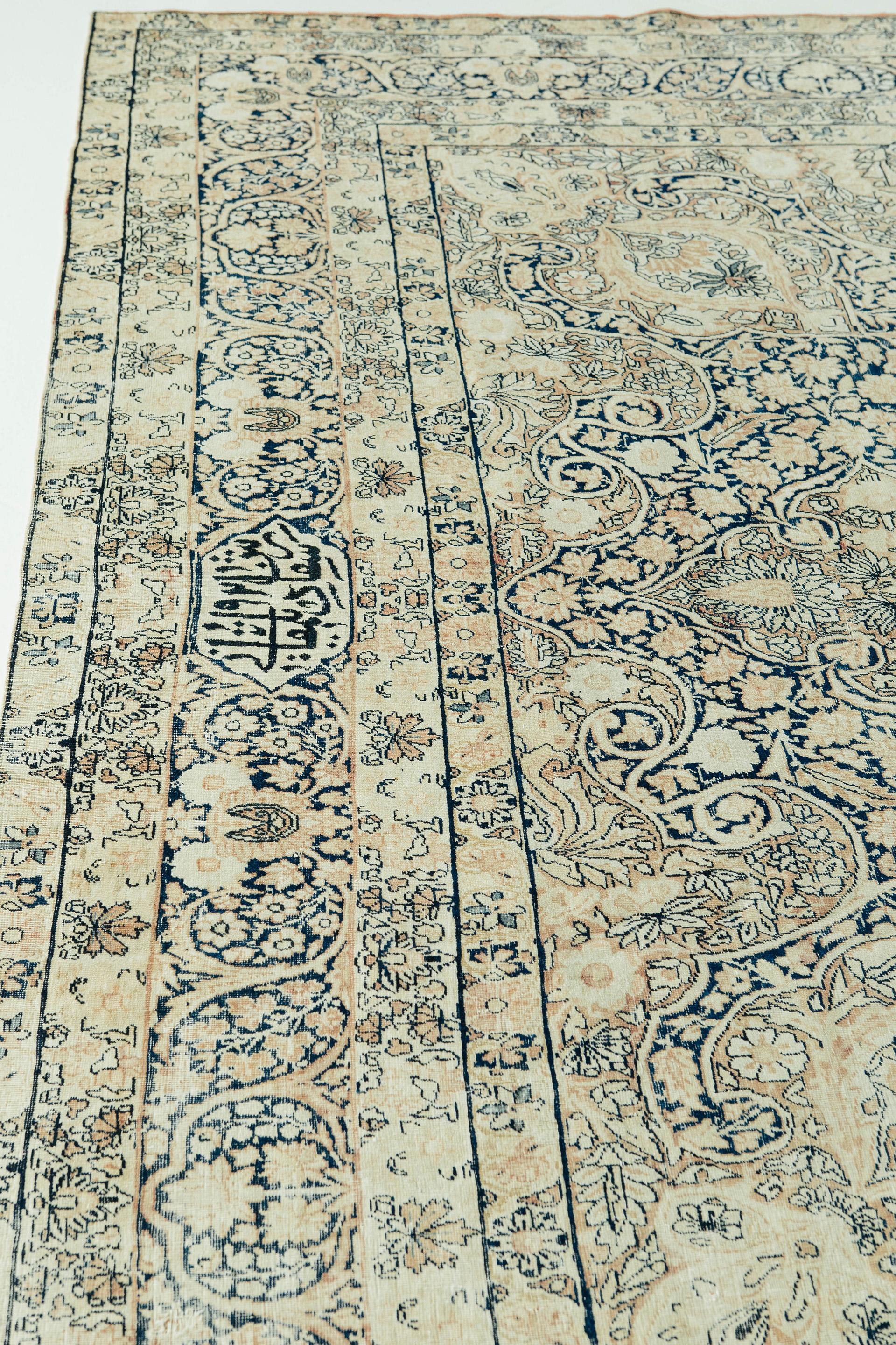 Antiker persischer Kermanshah-Teppich im Angebot 2