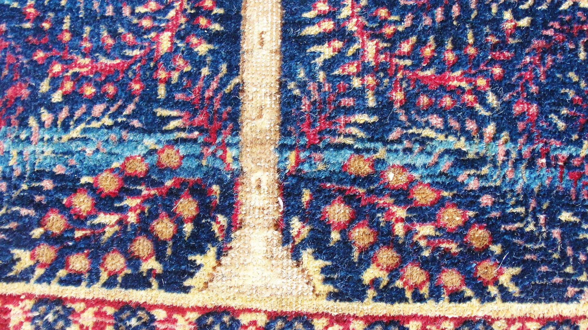 Antique Persian Kermanshah Rug, Three of Life, Free Shipping In Excellent Condition In Evanston, IL