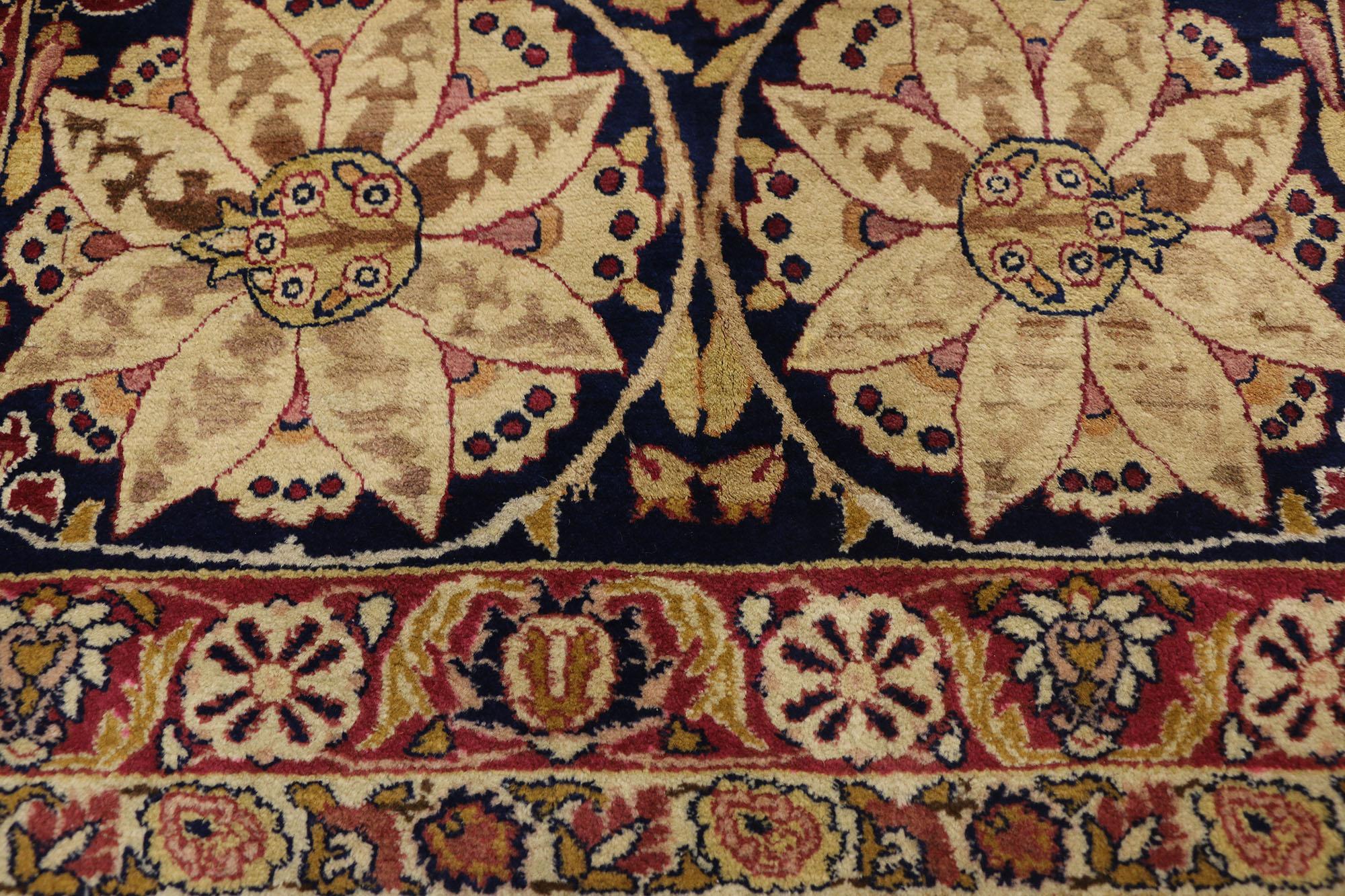 Kirman Antique Persian Kermanshah Rug with Traditional Style For Sale