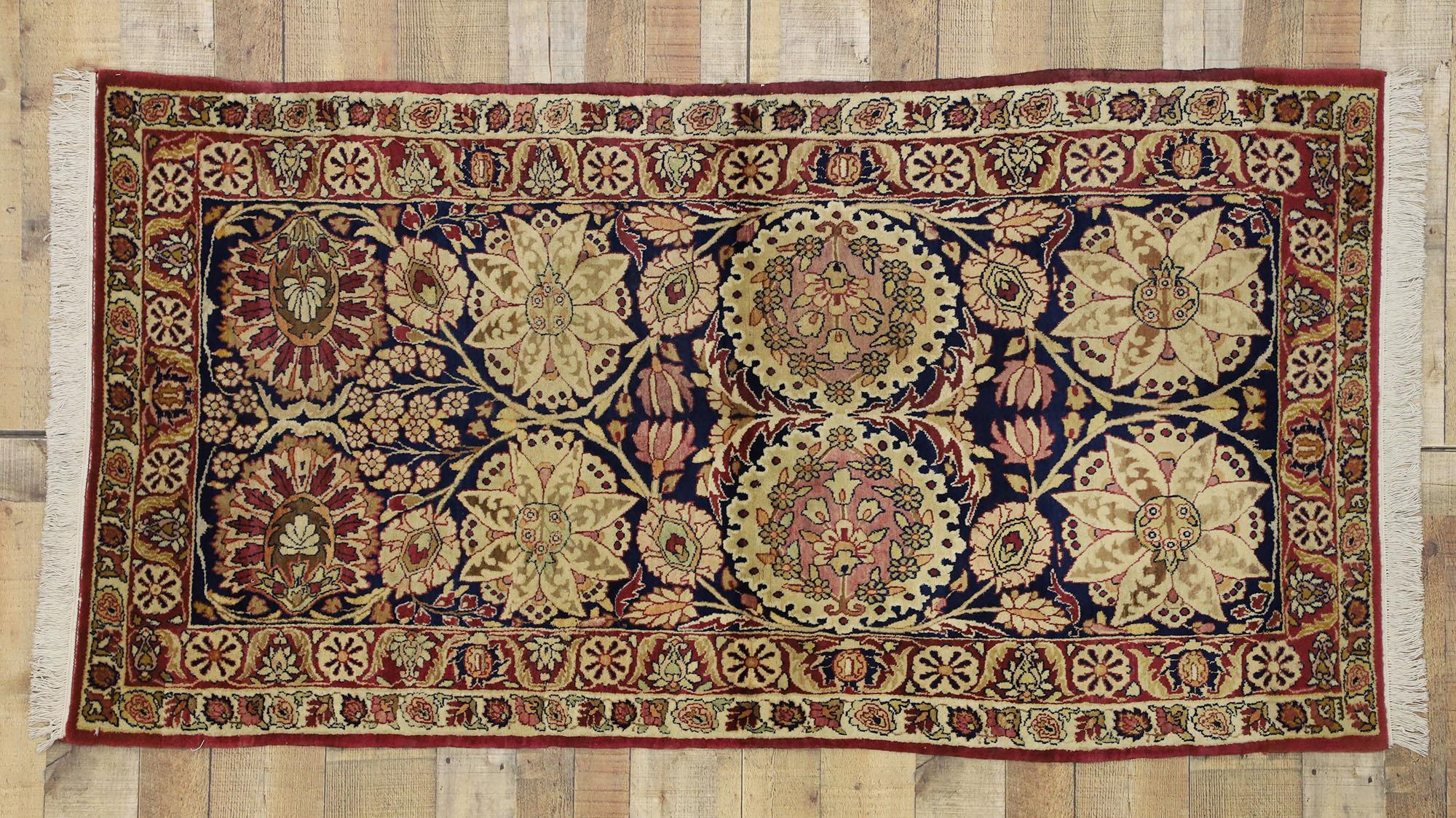 Wool Antique Persian Kermanshah Rug with Traditional Style For Sale
