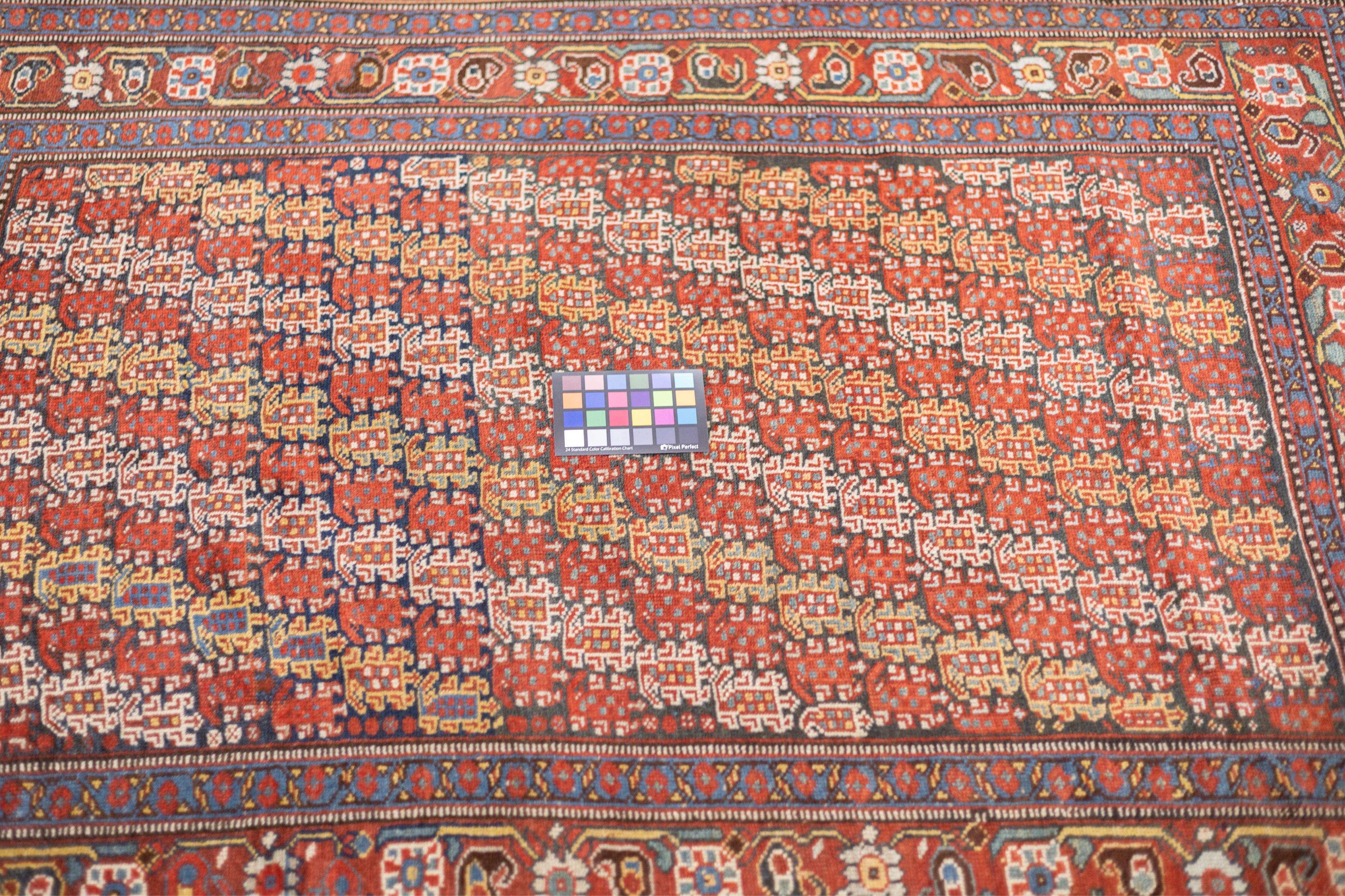 Tappeto antico persiano Khamseh 4'3'' x 6'4'' in vendita 2