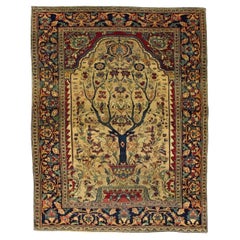 Antique Persian Khorasan Rug 4’1” x 5’7”