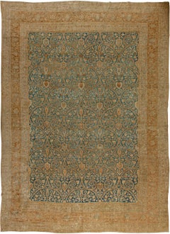 Antiquités - Tapis de laine persan Khorassan fait à la main