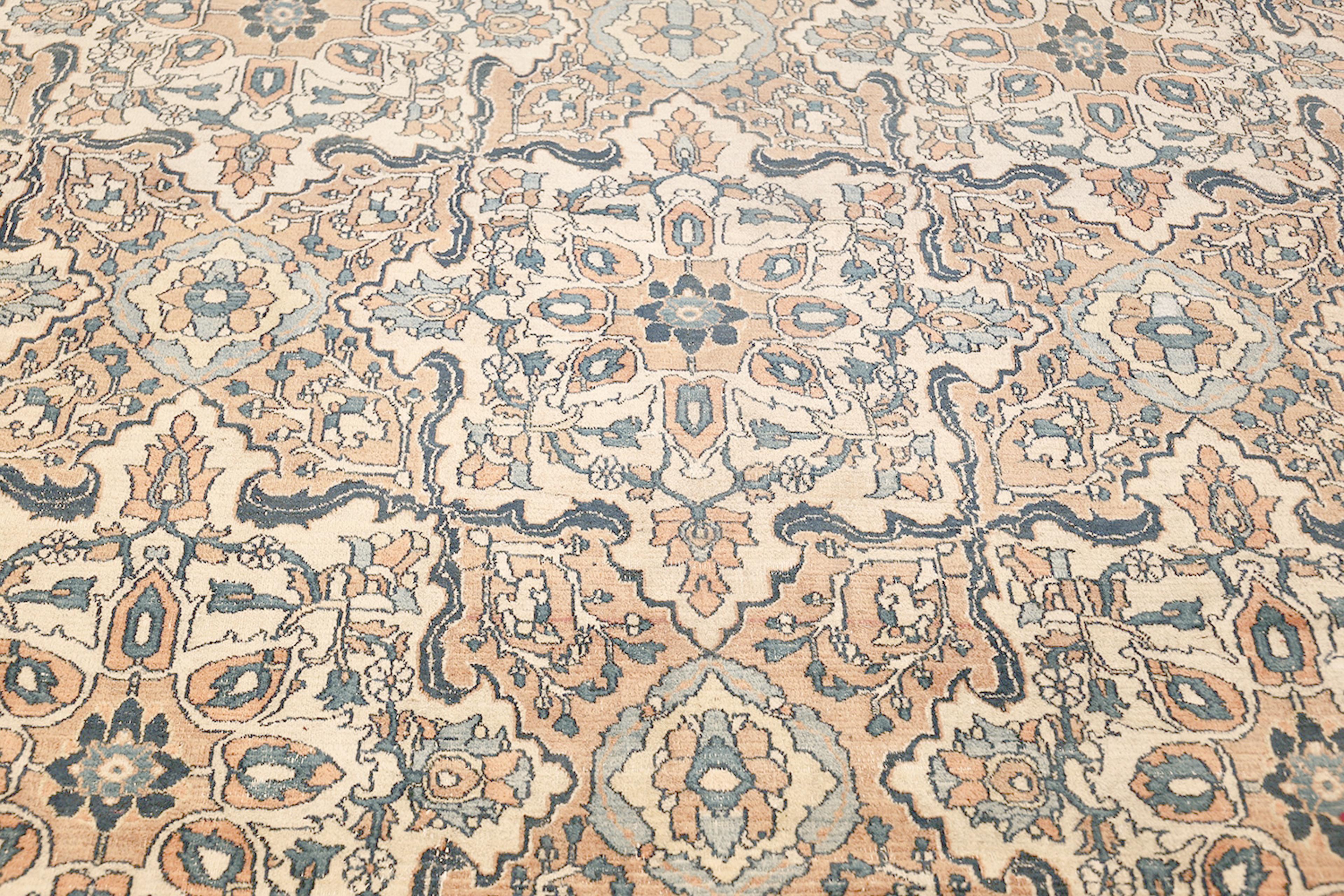 Antiker persischer Khorassan-Teppich. 14 ft 6 in x 20 ft 7 in im Zustand „Gut“ im Angebot in New York, NY
