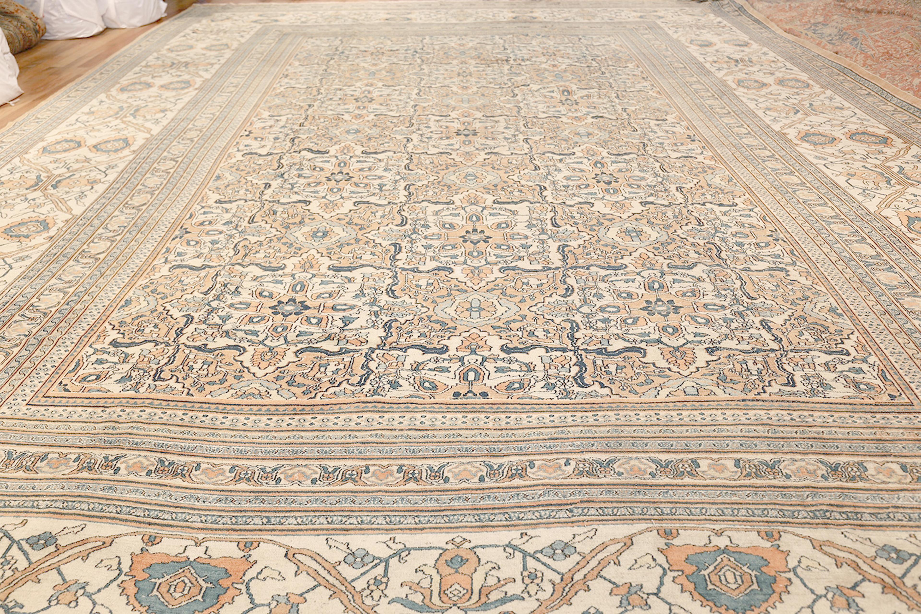 Antiker persischer Khorassan-Teppich. 14 ft 6 in x 20 ft 7 in im Angebot 2