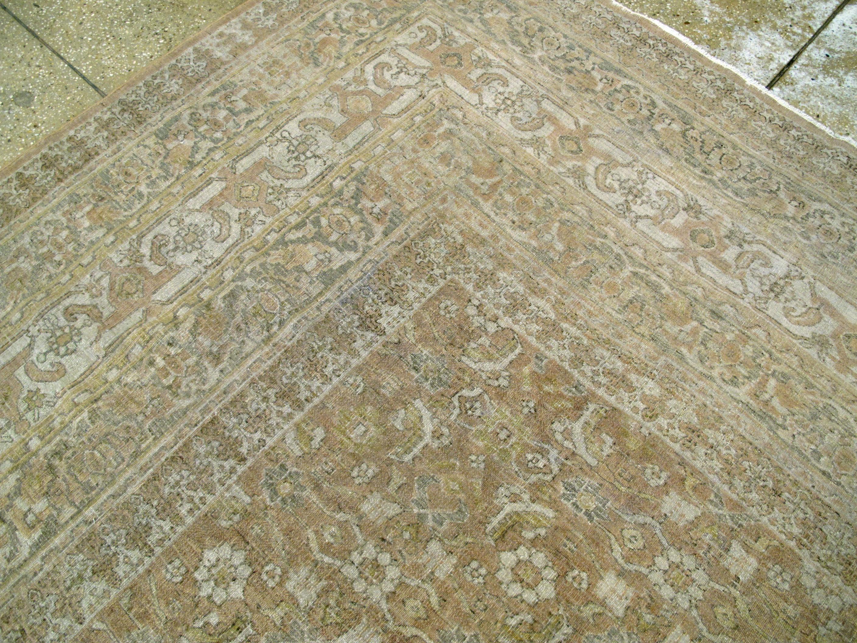 Antique Persian Khorassan Carpet For Sale 1