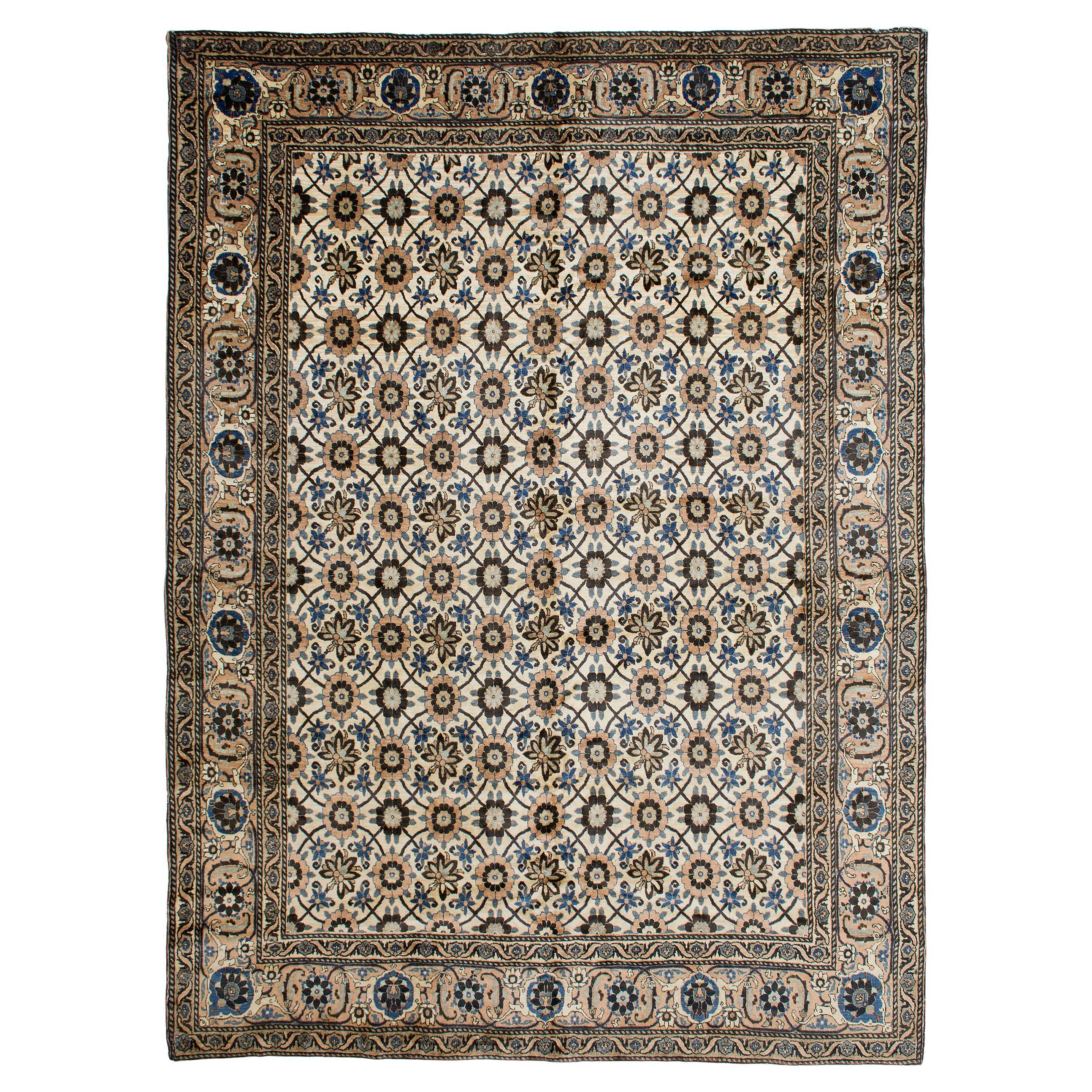 Antique Persian Khorassan Carpet