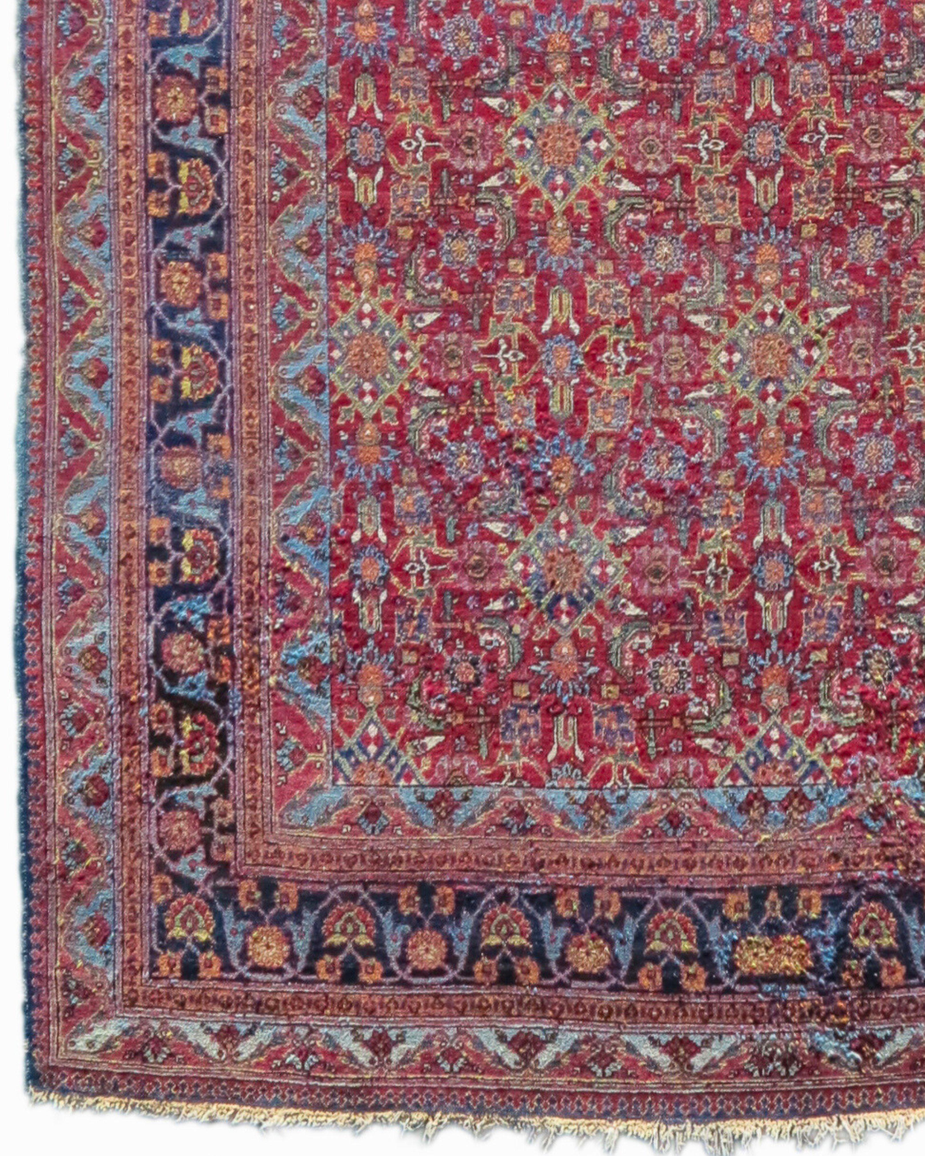Antique Persian Khorassan Carpet, Late 19th Century In Excellent Condition For Sale In San Francisco, CA