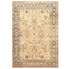 Antique Persian Khorassan Carpet. Size: 9 ft 10 in x 14 ft 2 in (3 m x 4.32 m)
