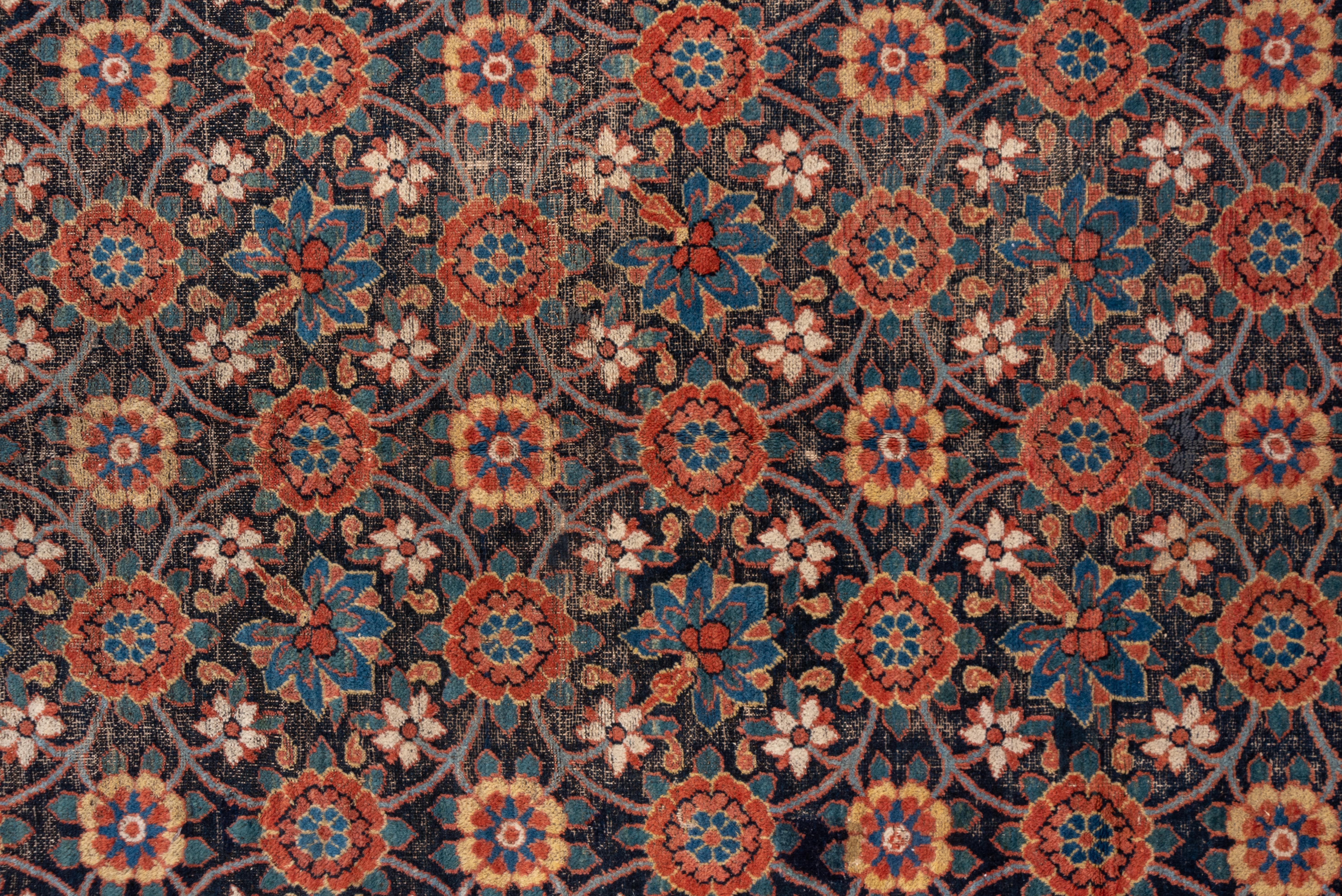 Hand-Knotted Antique Persian Khorassan Gallery Carpet, circa 1880s For Sale