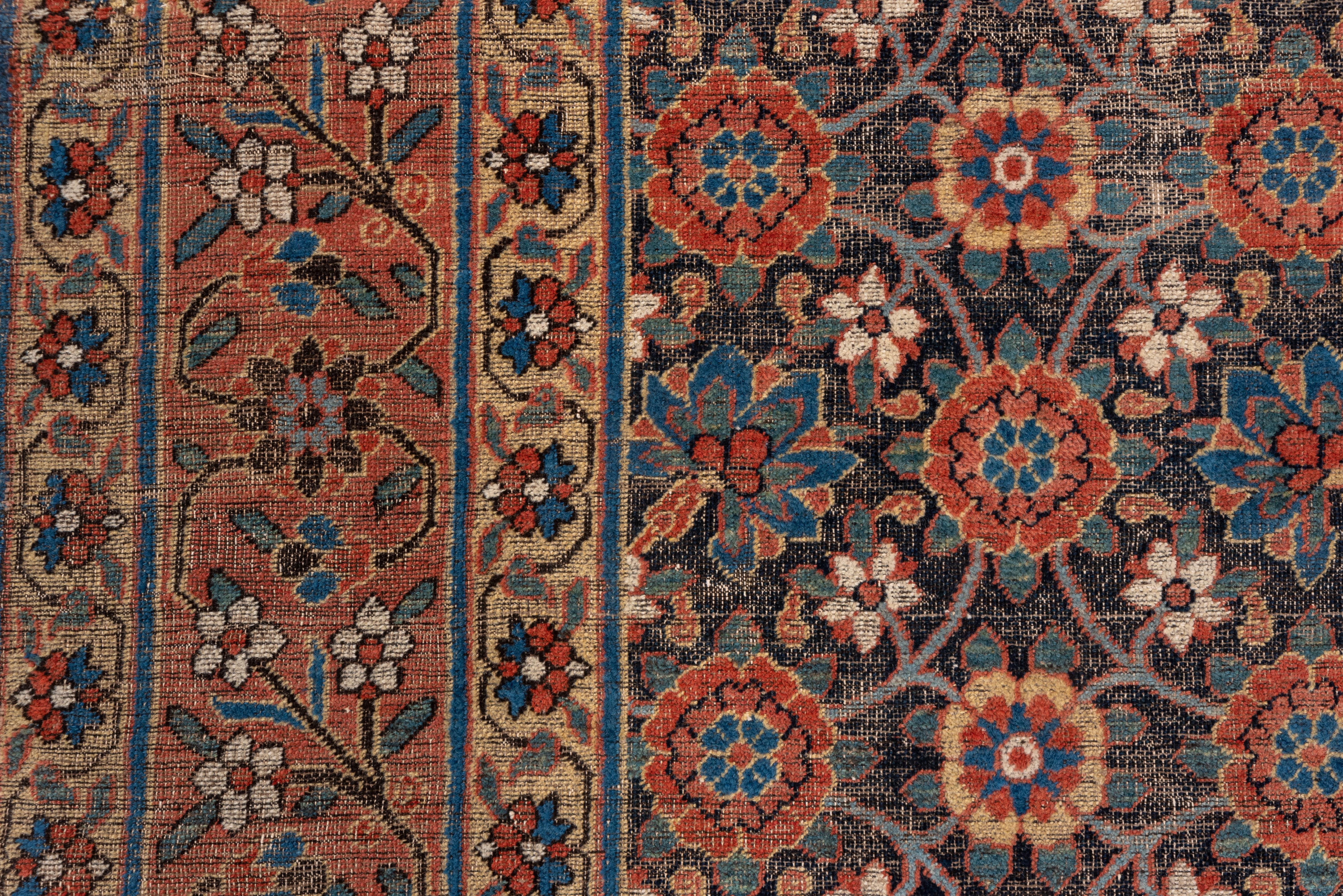Late 19th Century Antique Persian Khorassan Gallery Carpet, circa 1880s For Sale