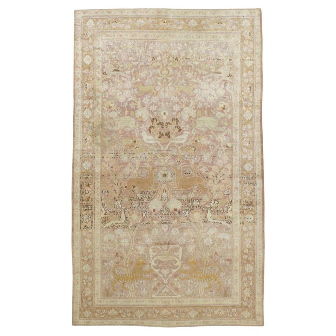 Antiker persischer Khorassan-Bilderteppich