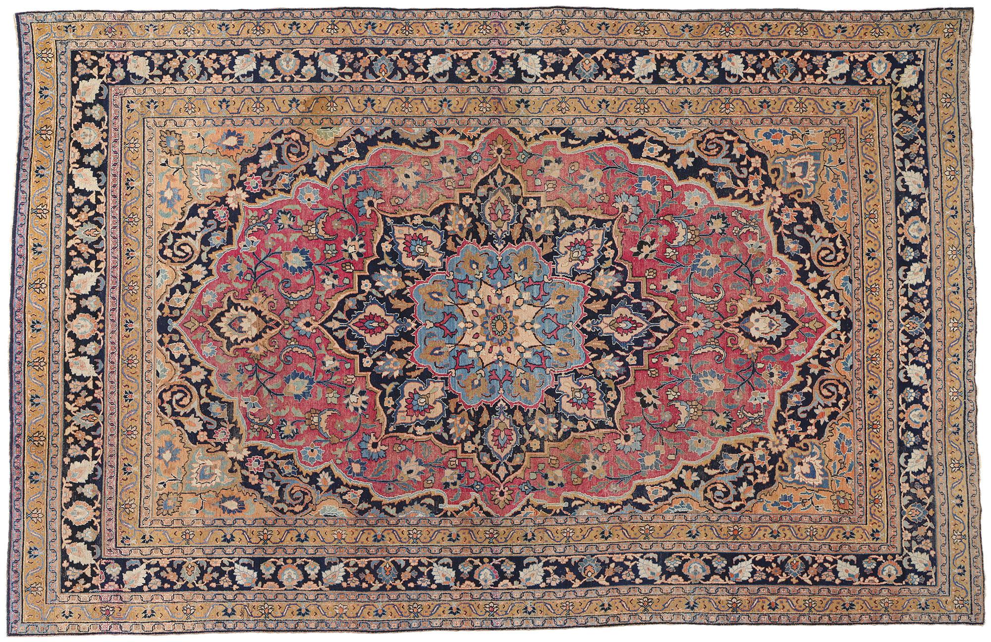 Antiker persischer Khorassan-Teppich, 10'00 x 15'07 im Angebot 3