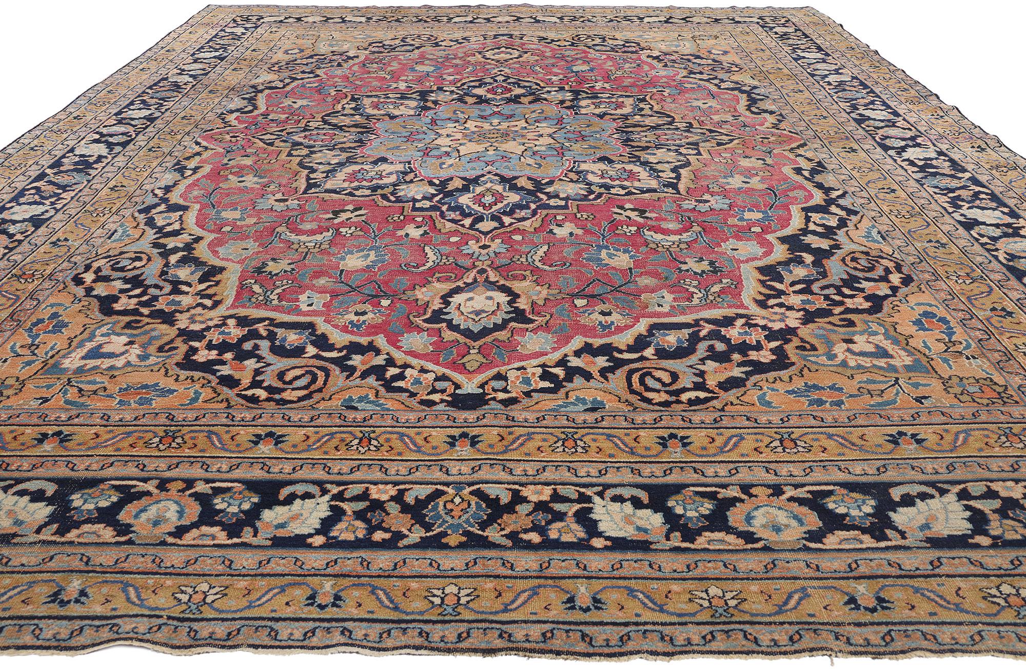 Antiker persischer Khorassan-Teppich, 10'00 x 15'07 (Persisch) im Angebot