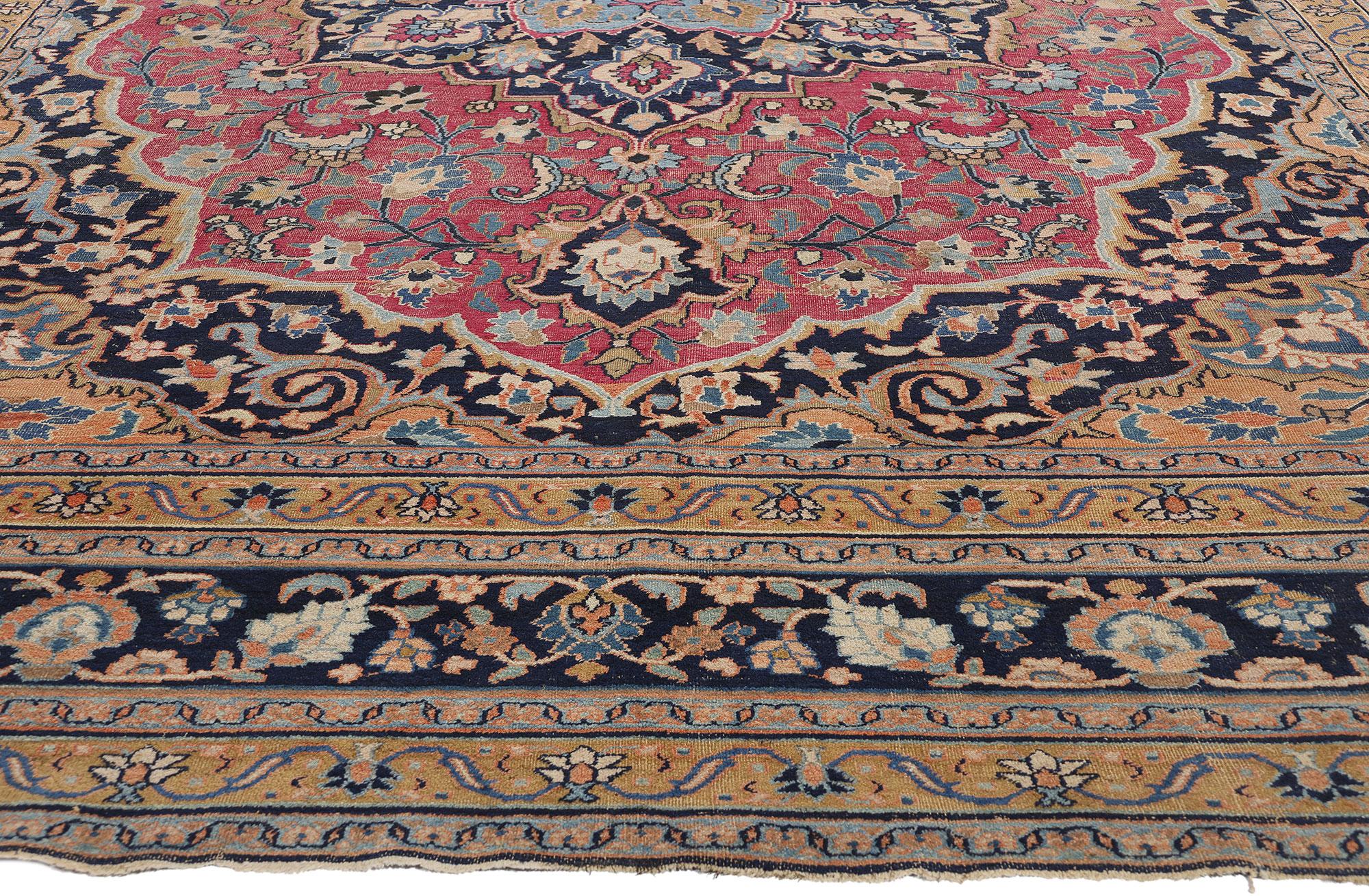 Antiker persischer Khorassan-Teppich, 10'00 x 15'07 (Handgeknüpft) im Angebot