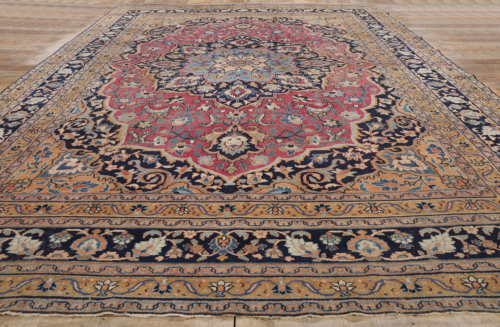 Antiker persischer Khorassan-Teppich, 10'00 x 15'07 im Angebot 1
