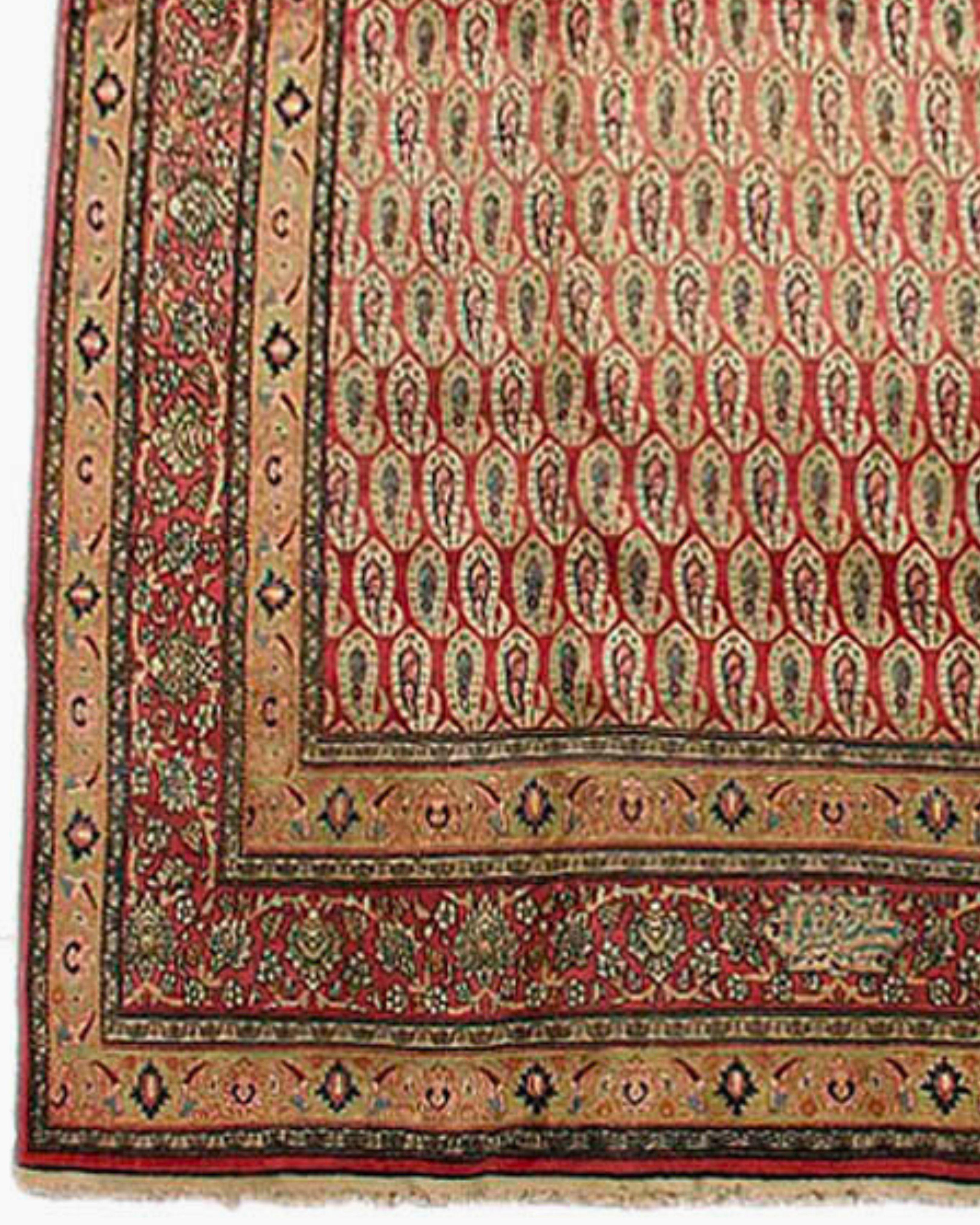 Antique Persian Khorassan Rug, 19th Century In Excellent Condition For Sale In San Francisco, CA