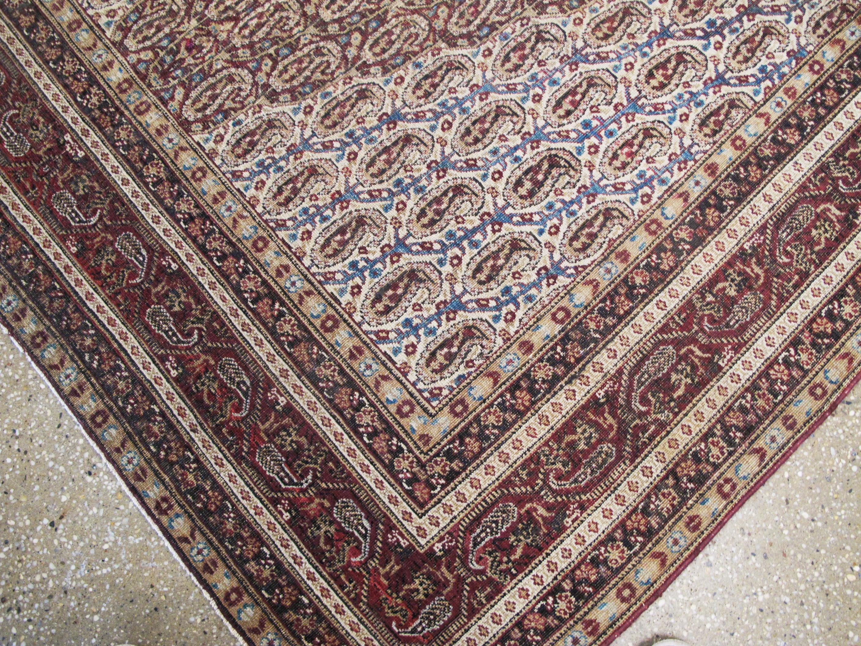 Antique Persian Khorassan Rug For Sale 5