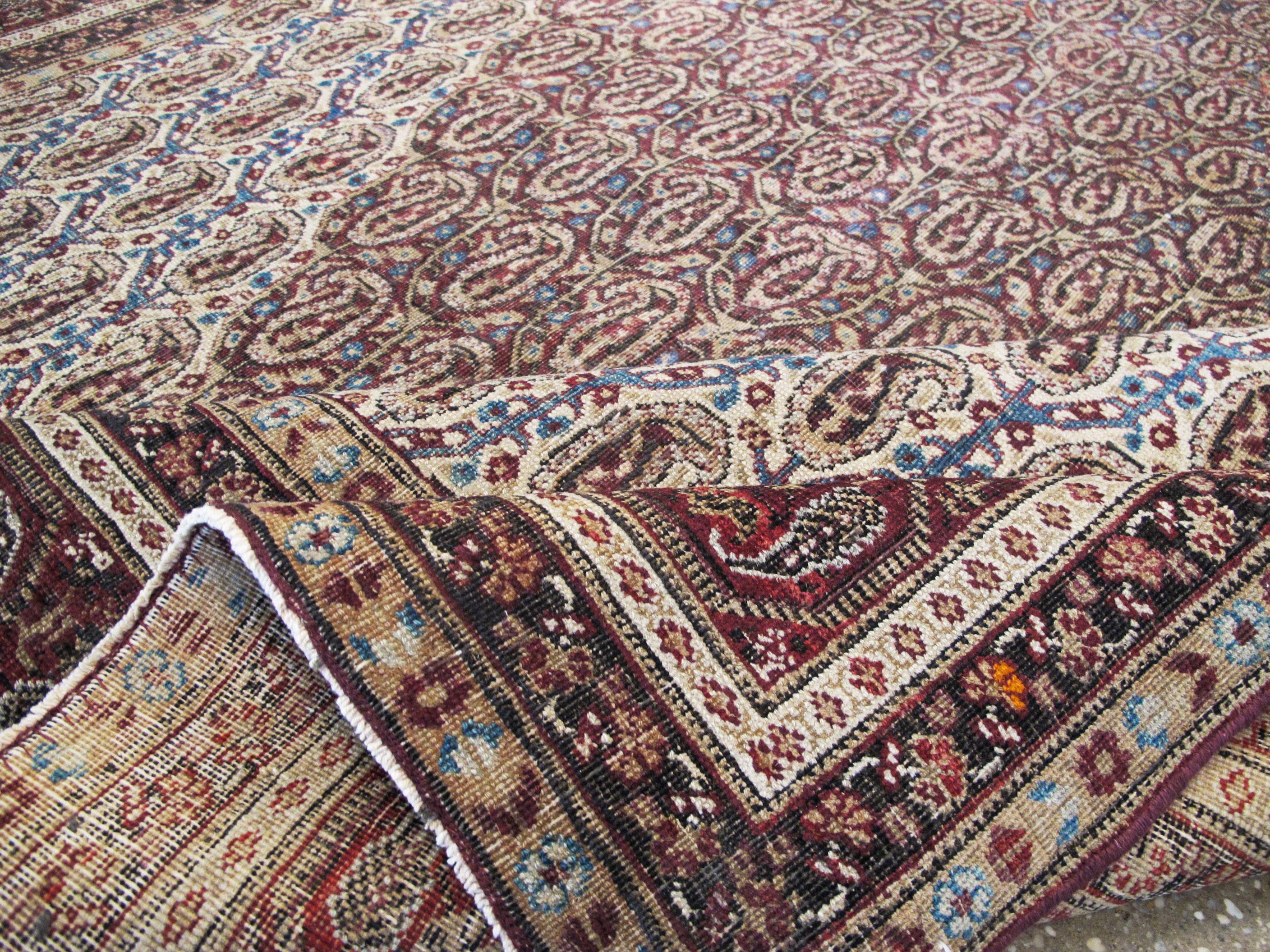 Antique Persian Khorassan Rug For Sale 6