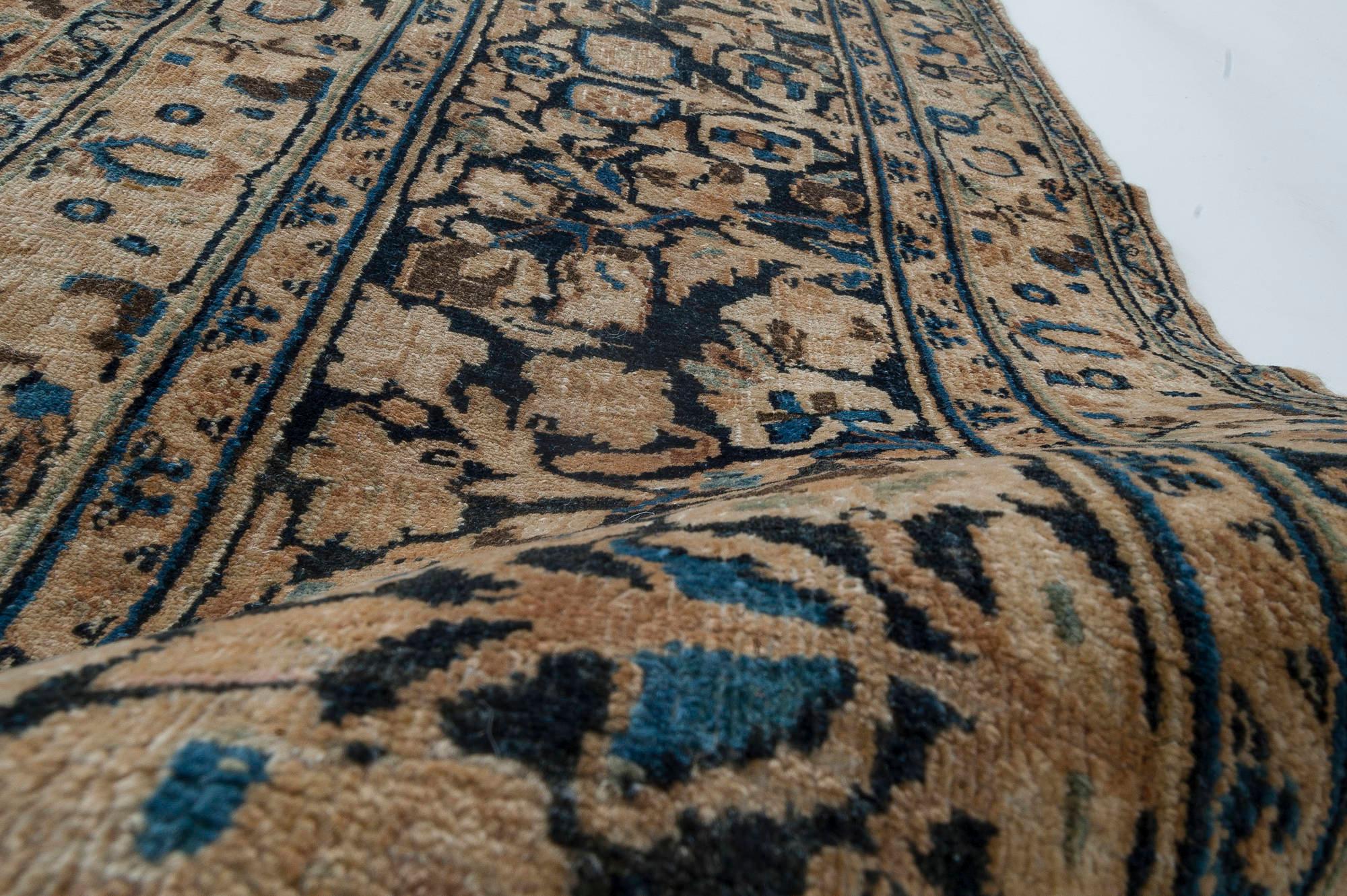 Antique Persian Khorassan Handmade Rug In Good Condition For Sale In New York, NY
