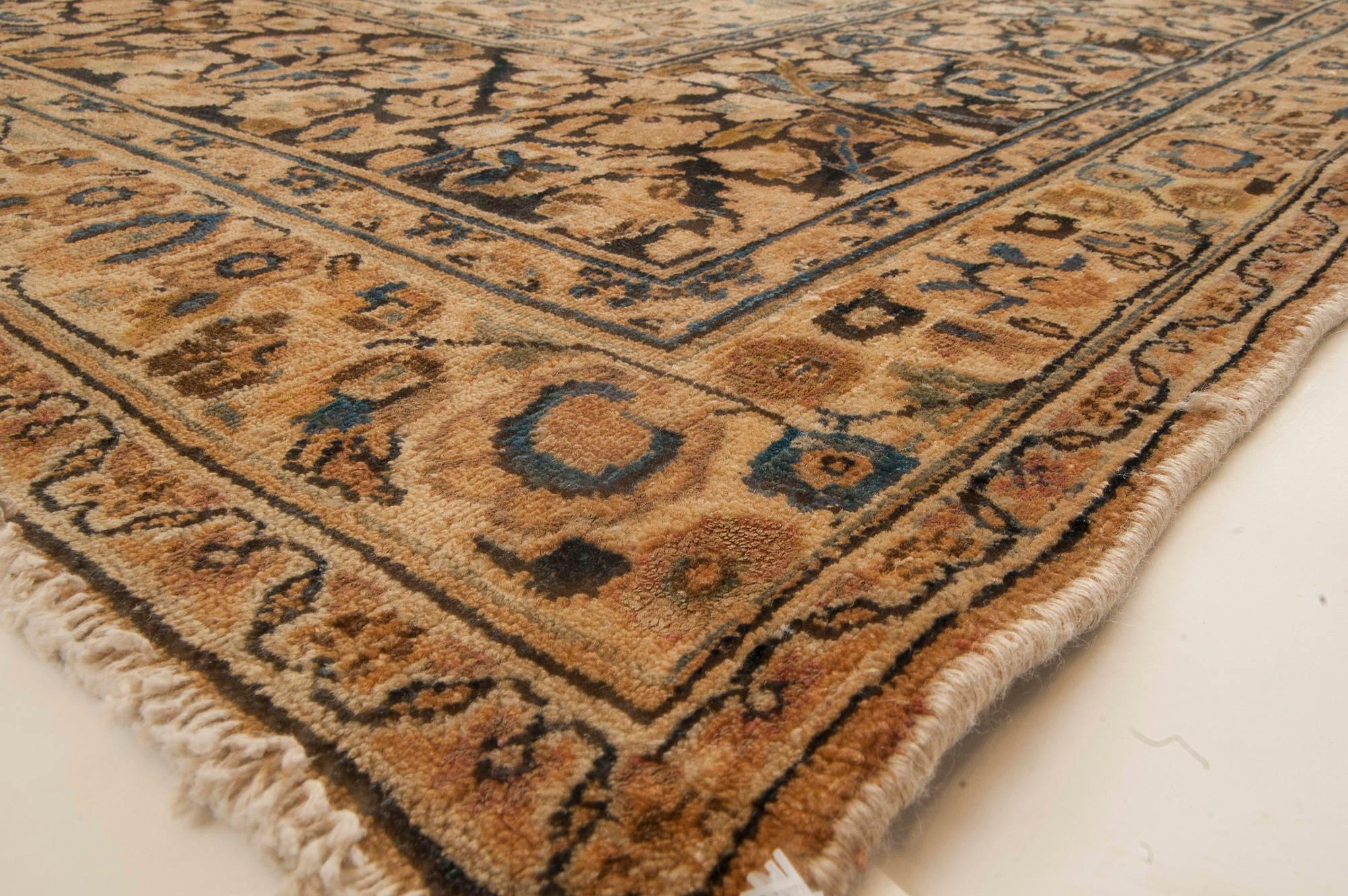 Wool Antique Persian Khorassan Handmade Rug For Sale