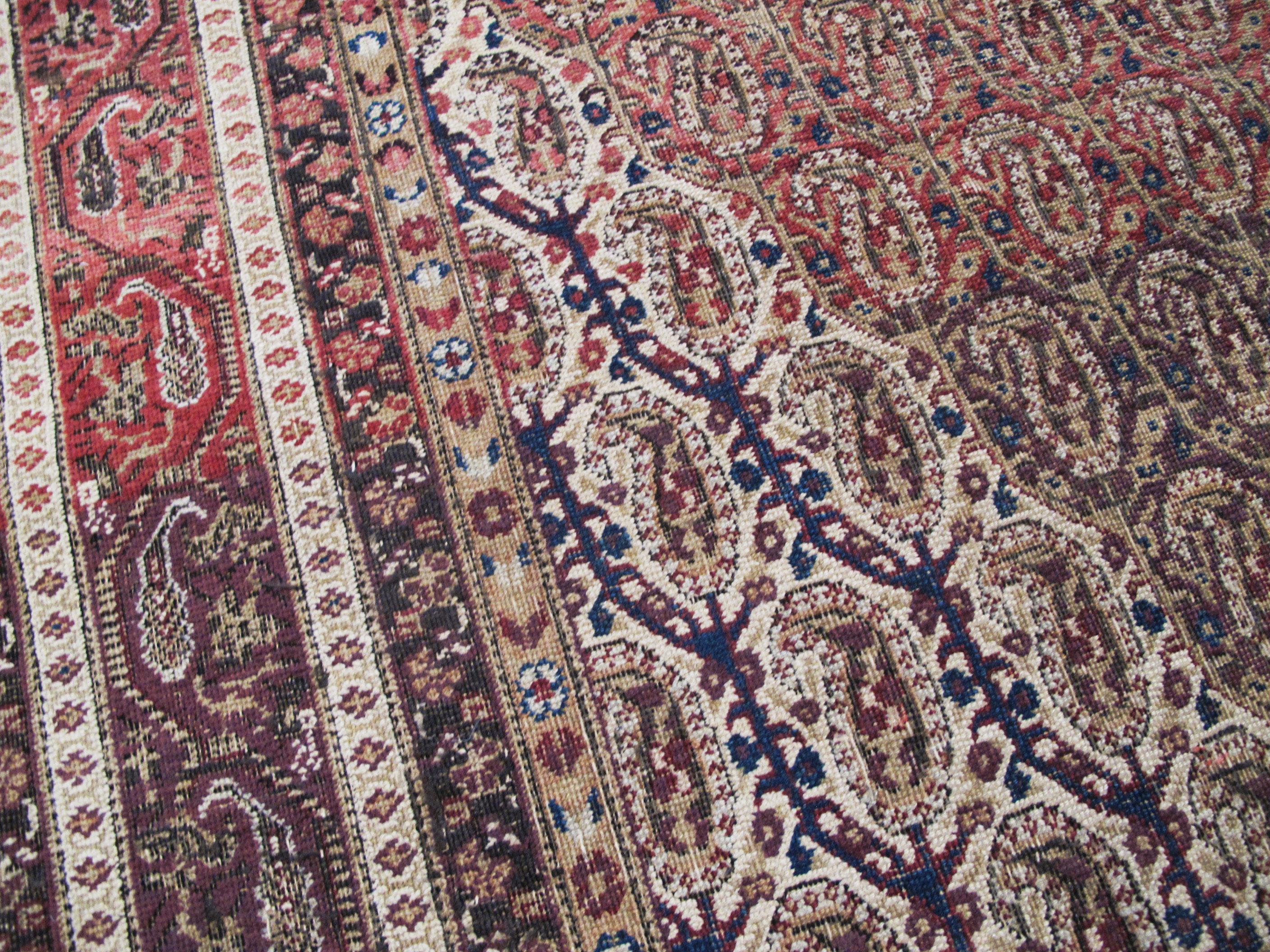 Antique Persian Khorassan Rug For Sale 3